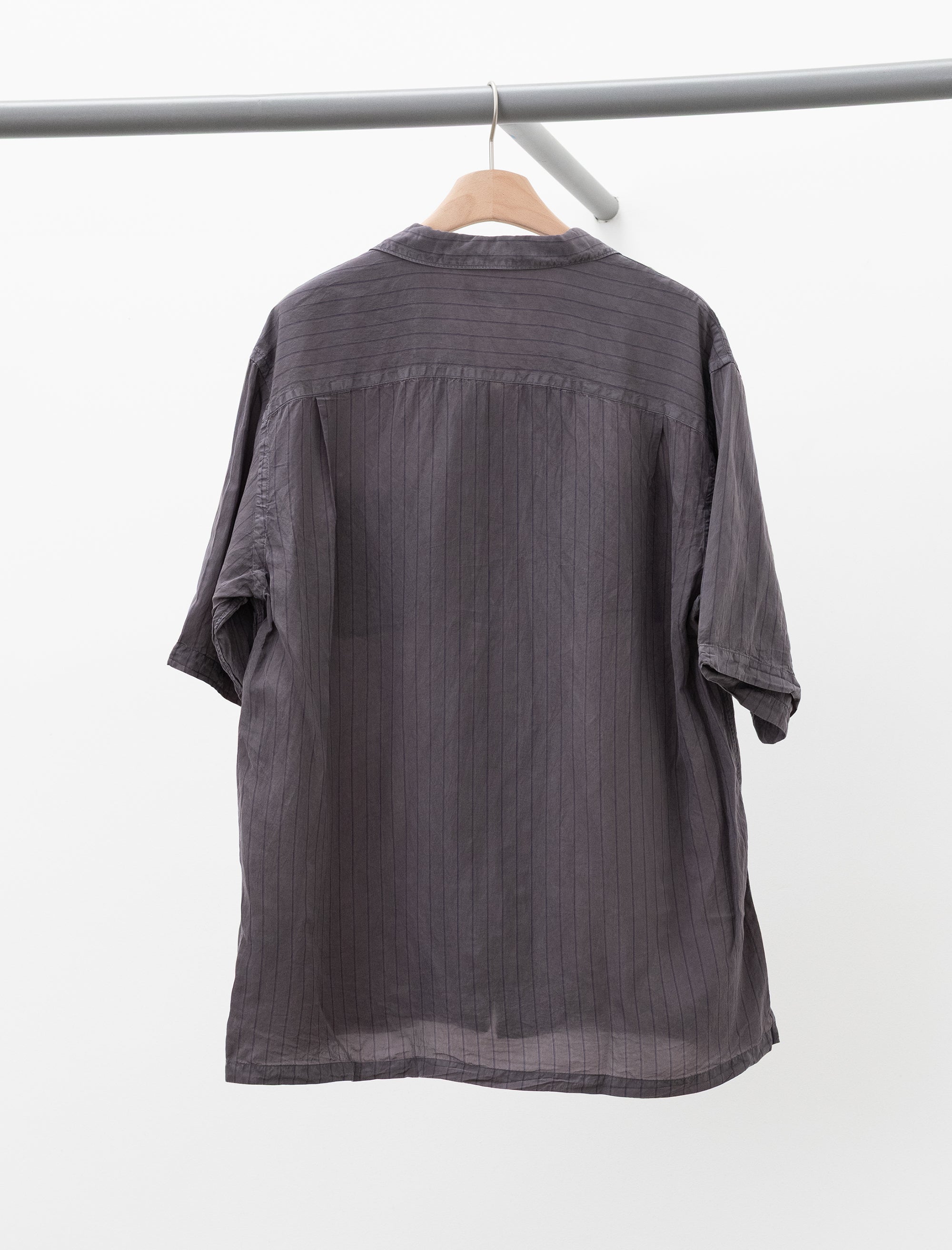 cdgh Pinstripe Short-Sleeve Shirt (Grey)