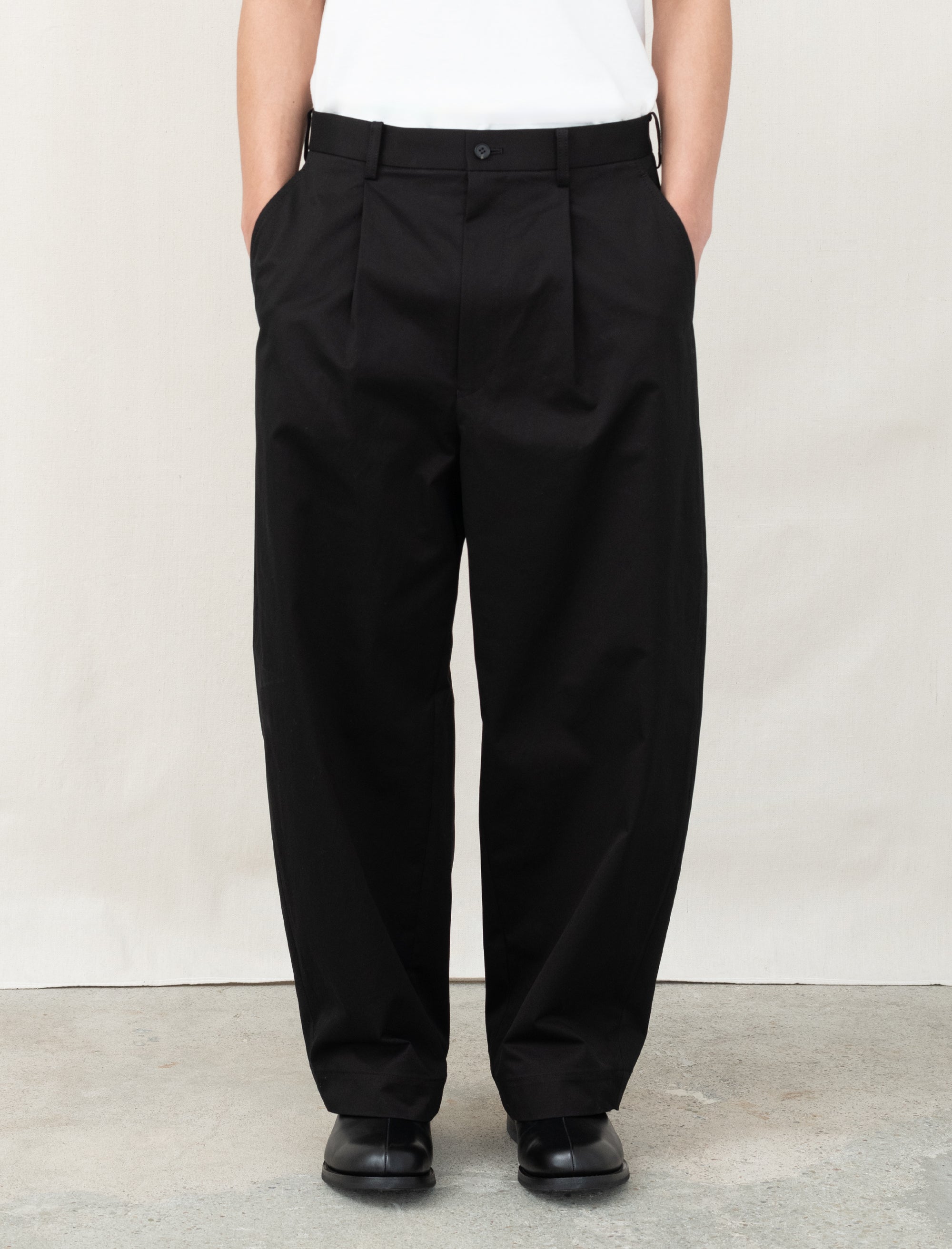パンツ COMME des GARCONS 19AW Black Junmpsuit COMME des GARCONS HOMME - コムデギャルソンオム25FW ウールフラノ