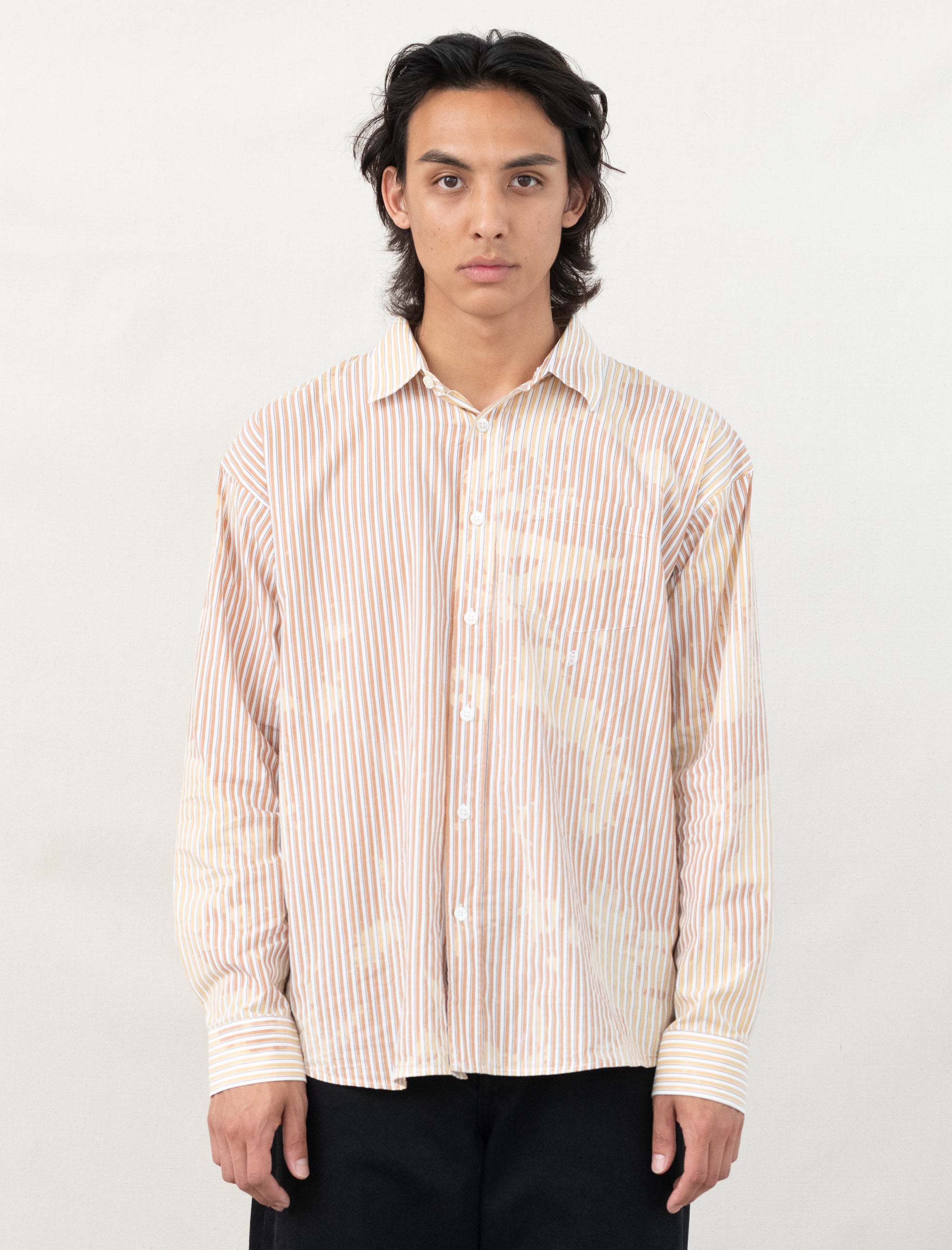 Classic Shirt Bleached Poplin (Tan)