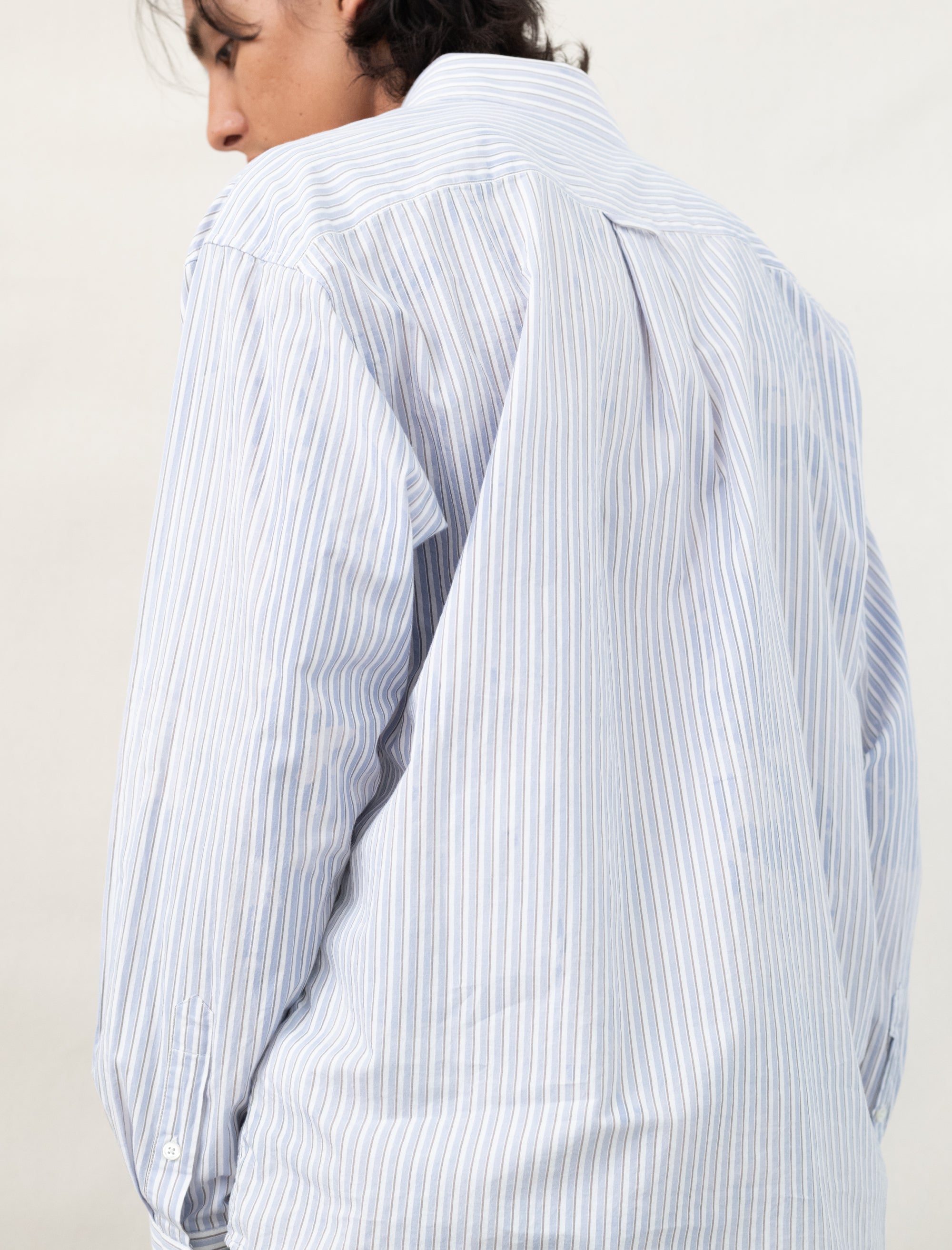 Classic Shirt Bleached Poplin (Blue)