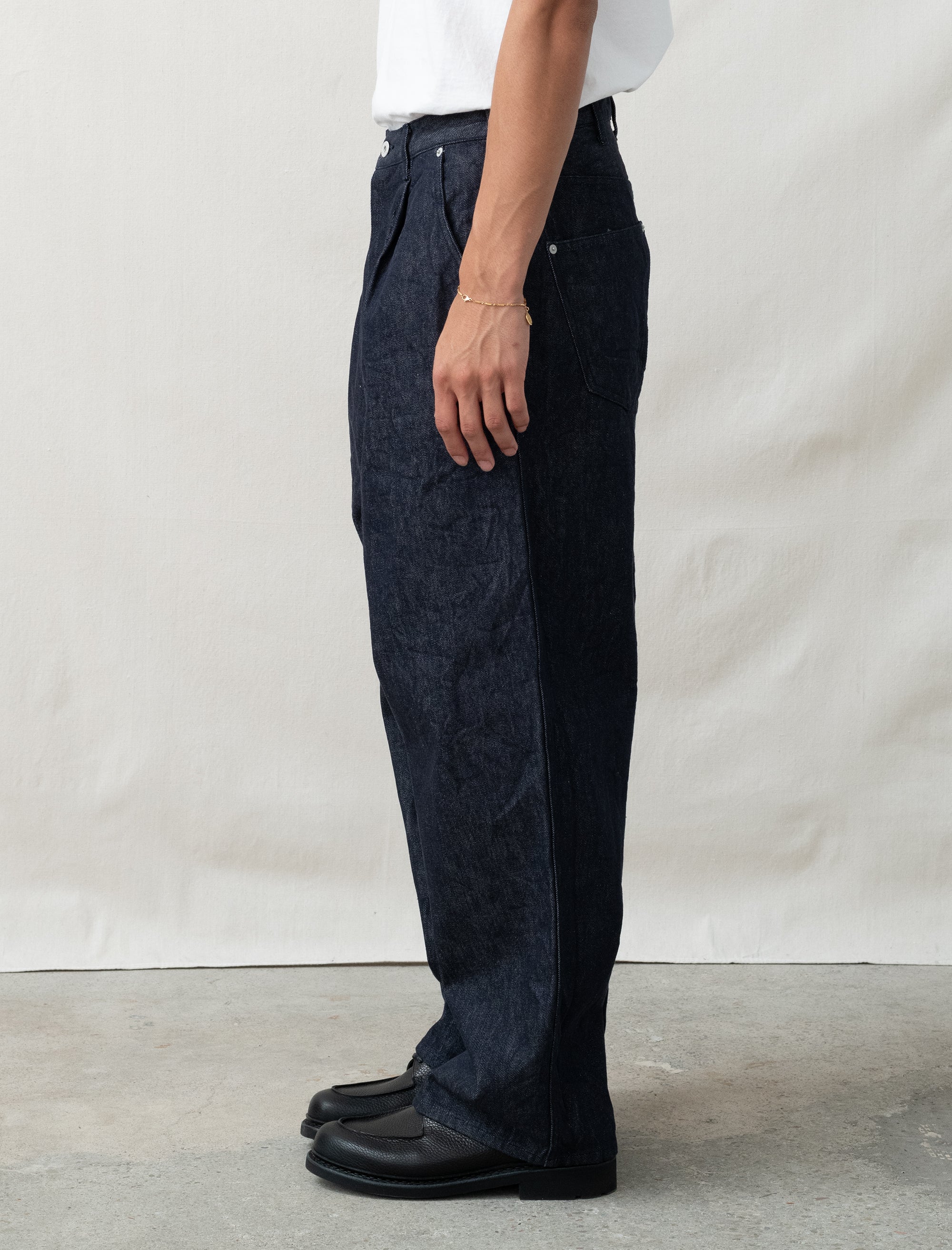 パンツ comme des garcons homme denim pants COMME DES GARCONS HOMME P015 WIDE DENIM PANTS INDIGO | TODAY CLOTHING