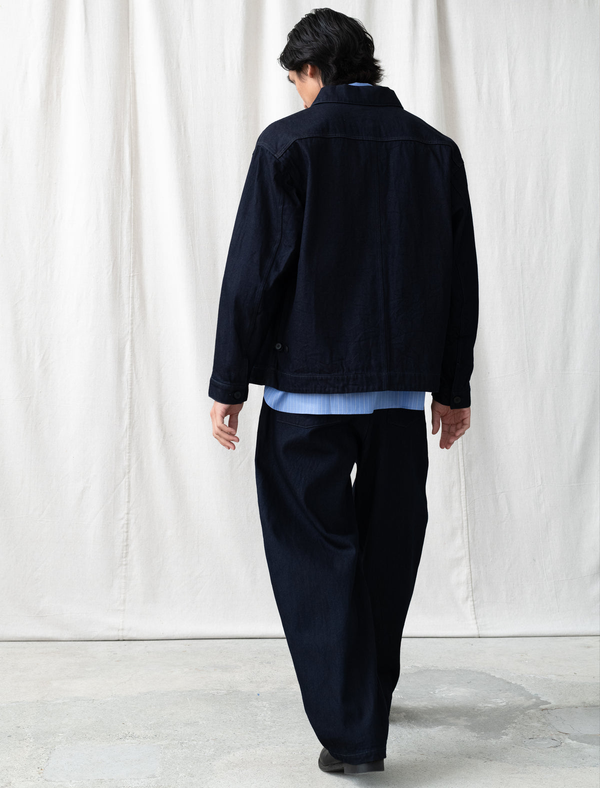 12oz Denim Jacket (Dark Navy)