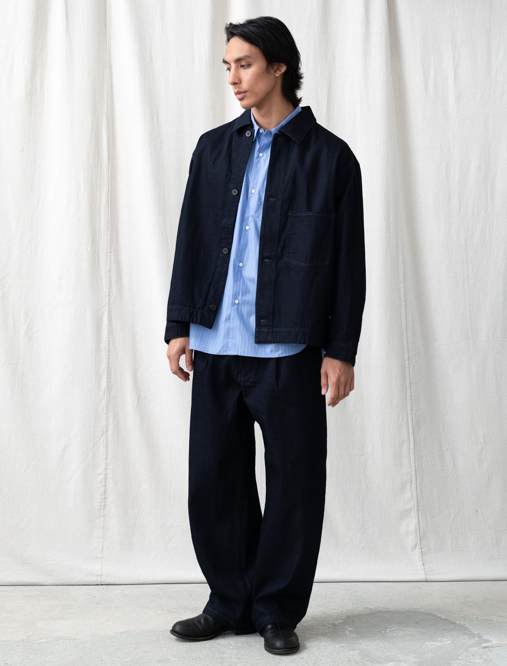 12oz Denim Jacket (Dark Navy)