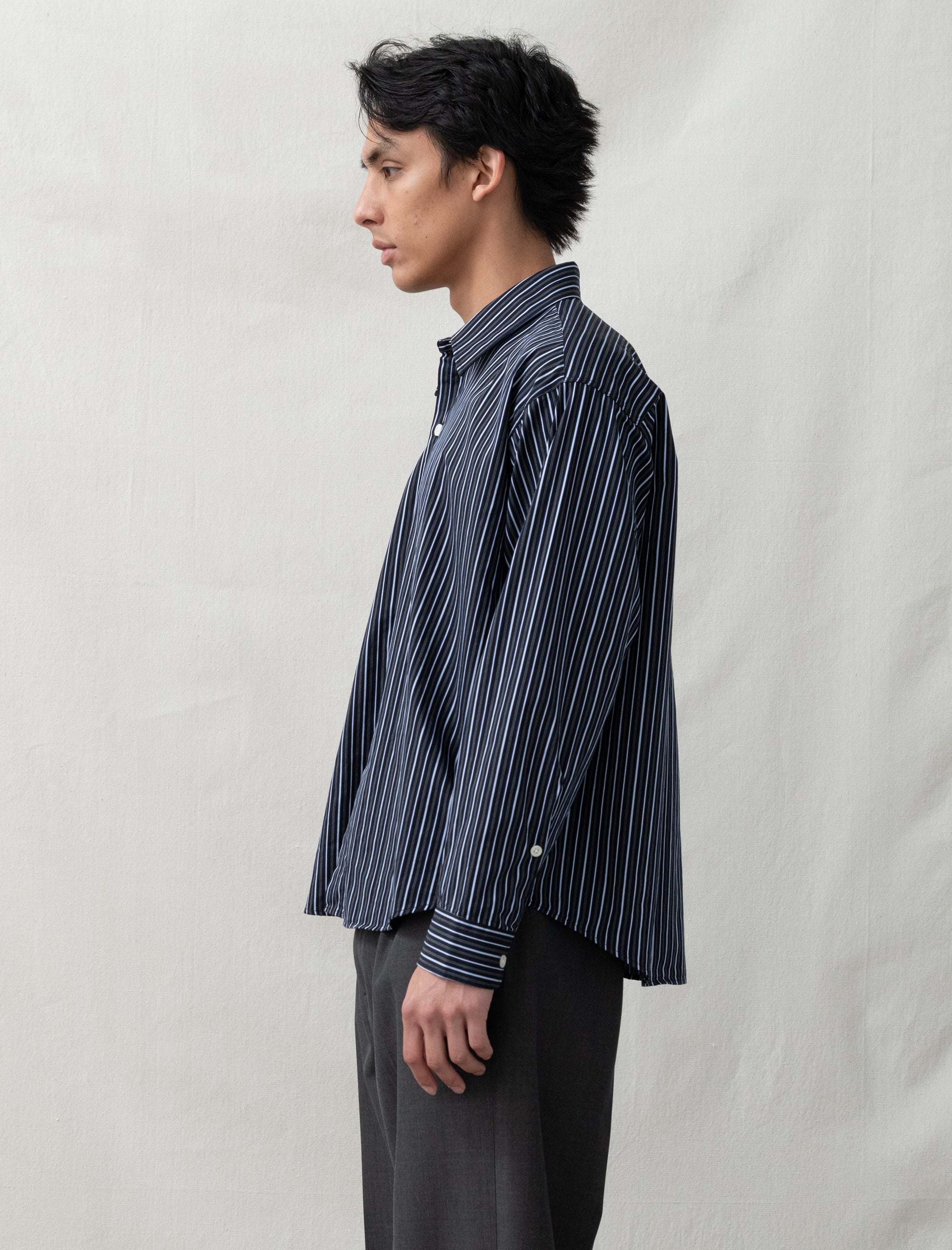 Exact Shirt (Black Office Stripe)
