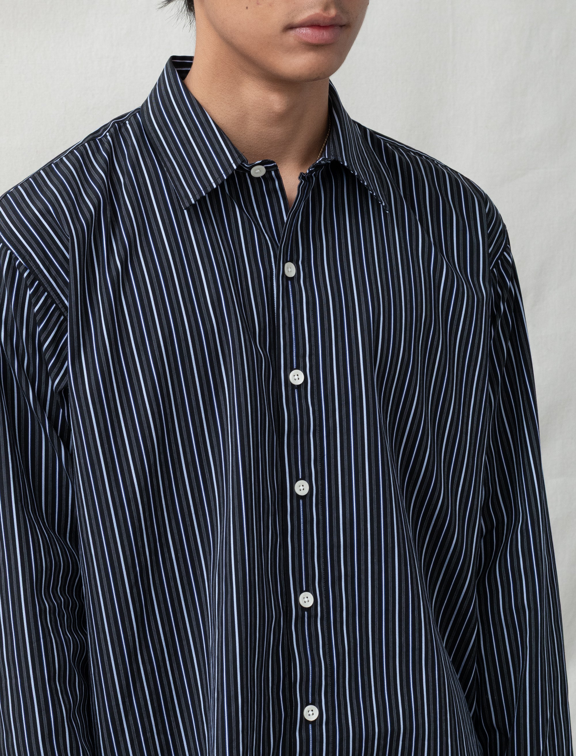 Exact Shirt (Black Office Stripe)