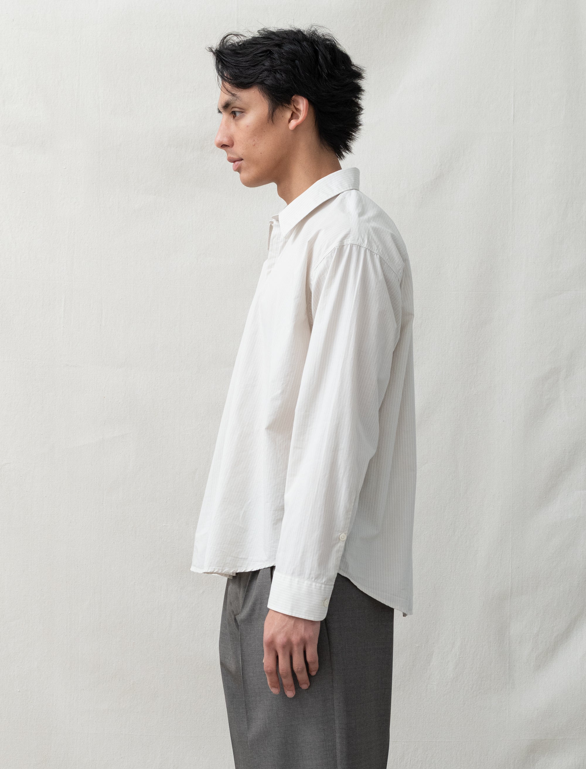 Exact Shirt (Pale Office Stripe)