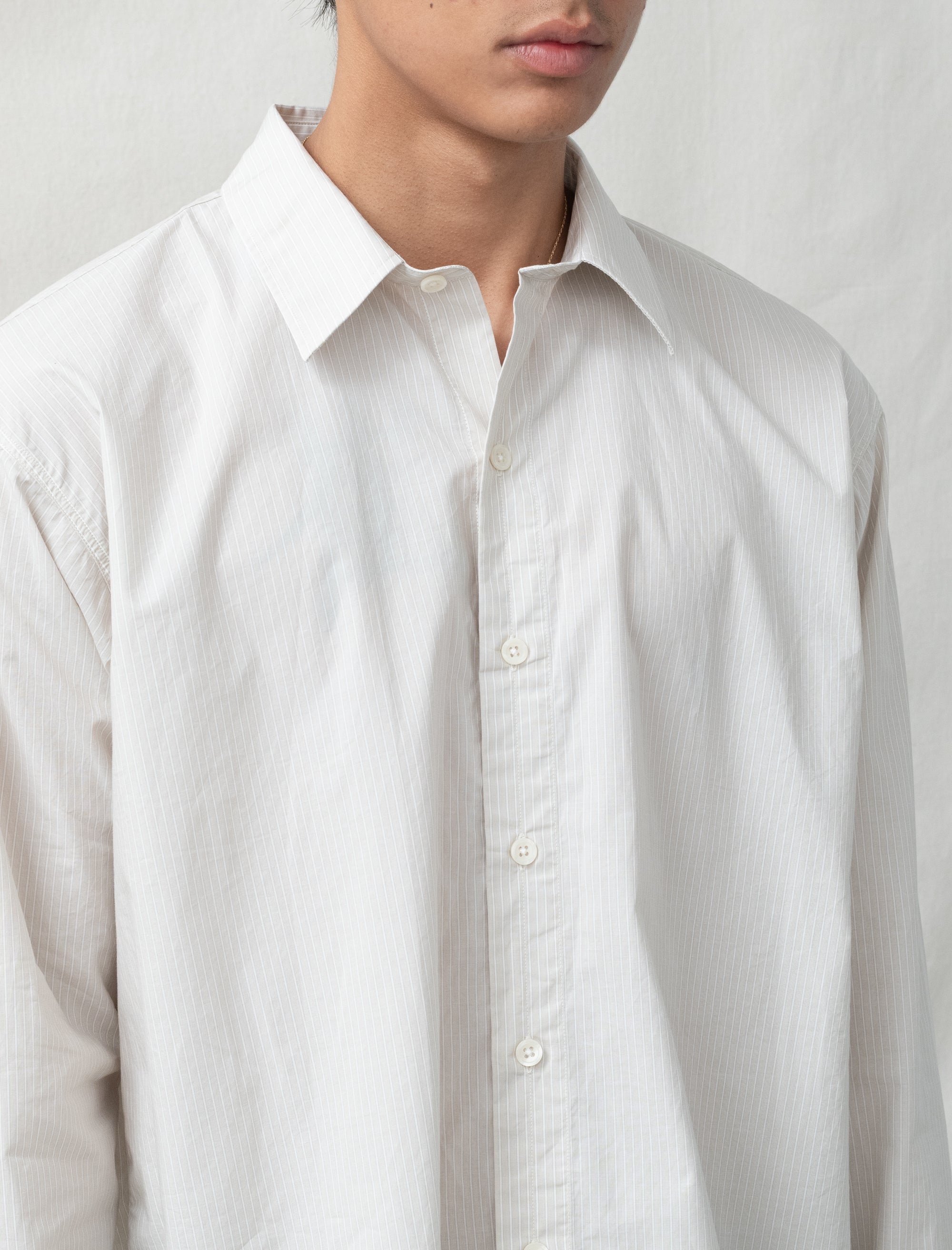 Exact Shirt (Pale Office Stripe)