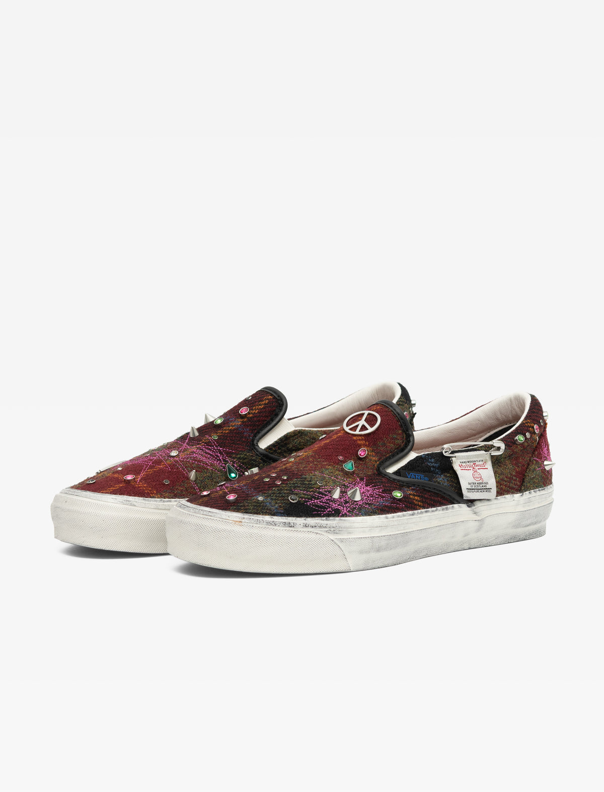 LX Classic Slip-On 98 Harris Tweed (Red/Multi)