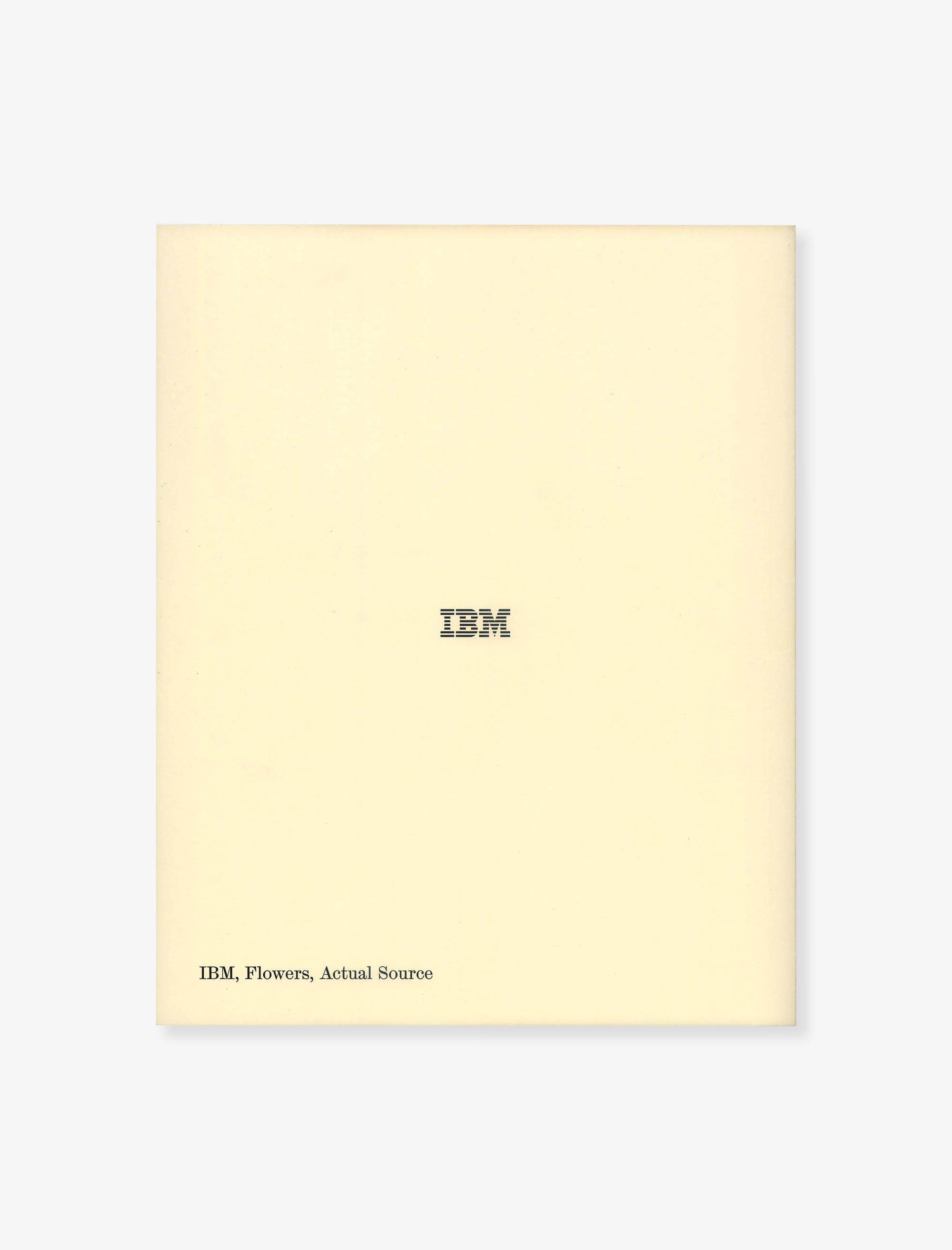 Actual Source IBM Book - Bows and Arrows