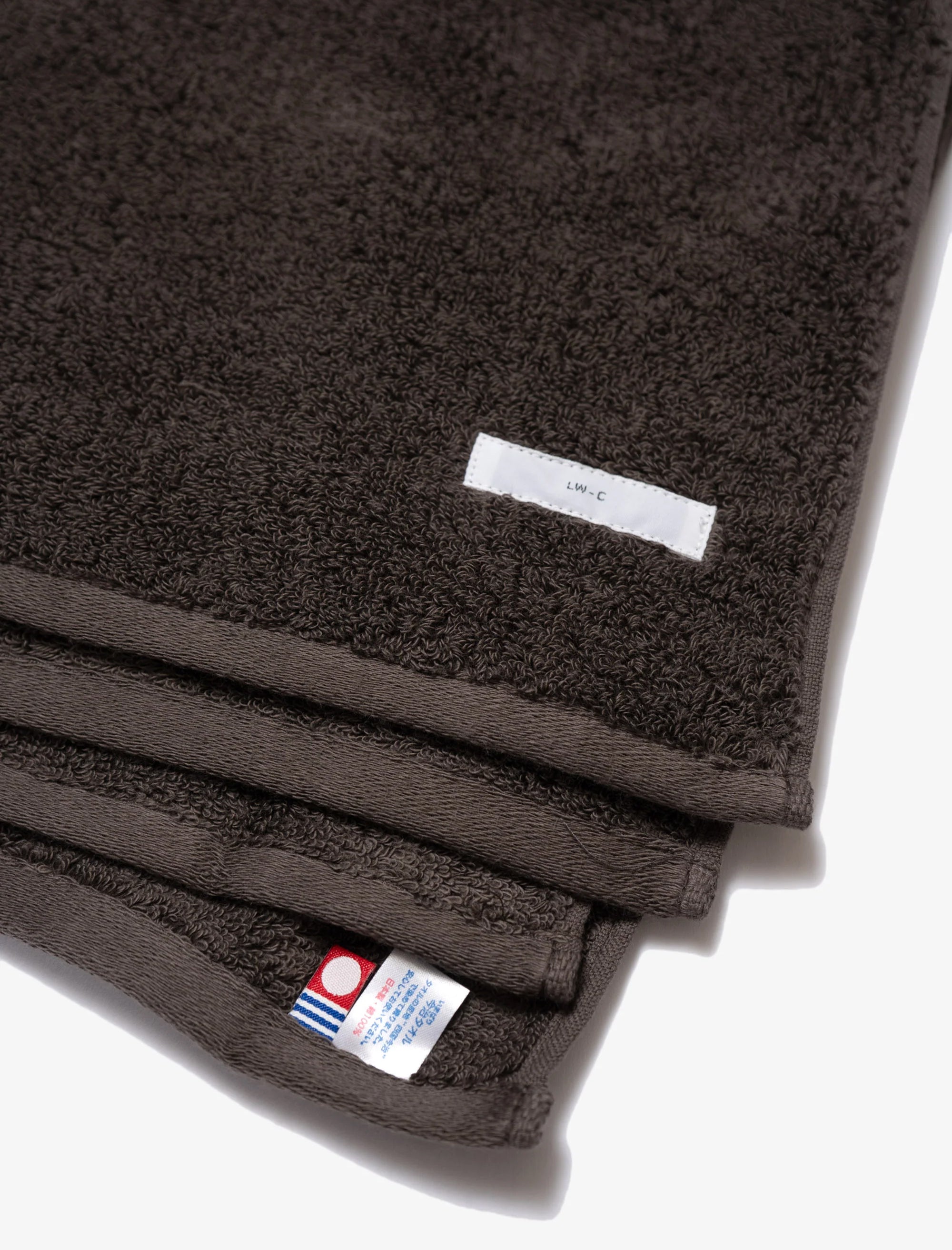 Imabari Bath Towel 2-Pack (Black Mushroom)