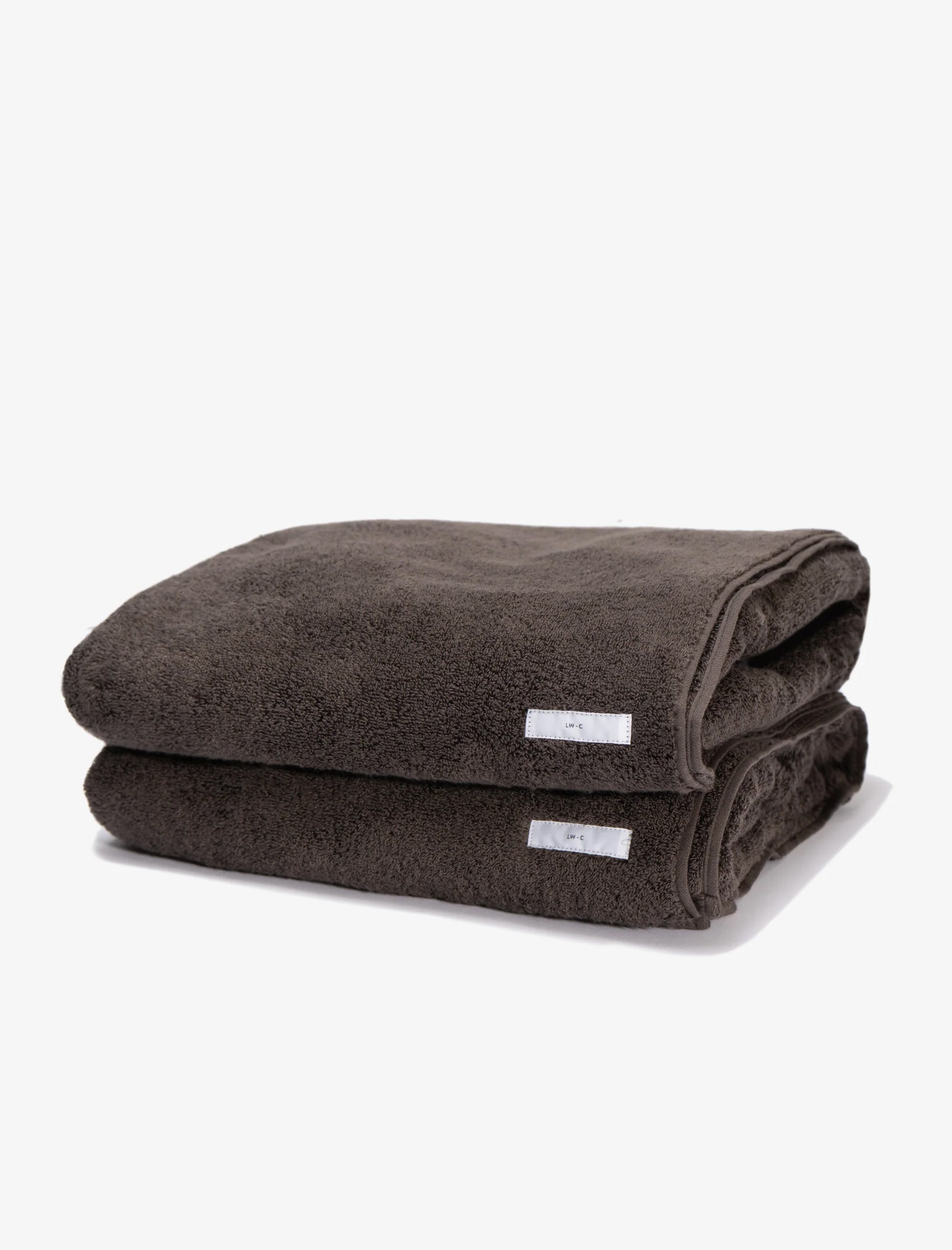 Imabari Bath Towel 2-Pack (Black Mushroom)