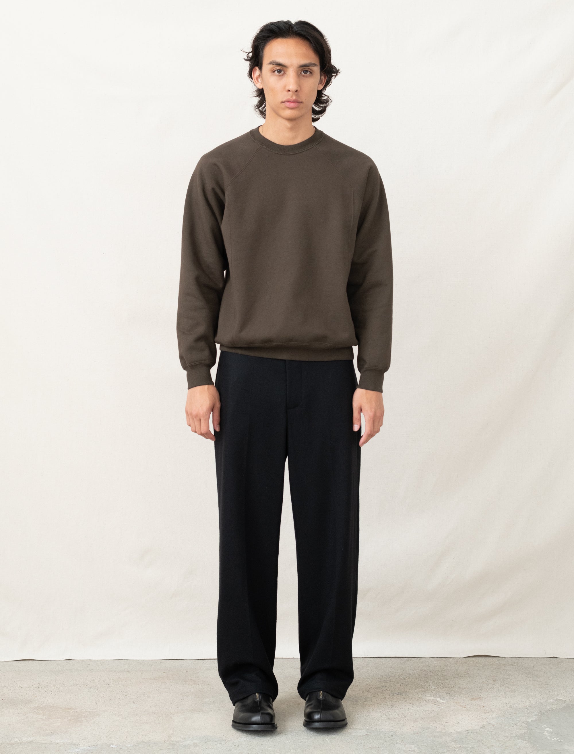 Wool Jersey Pant (Black)