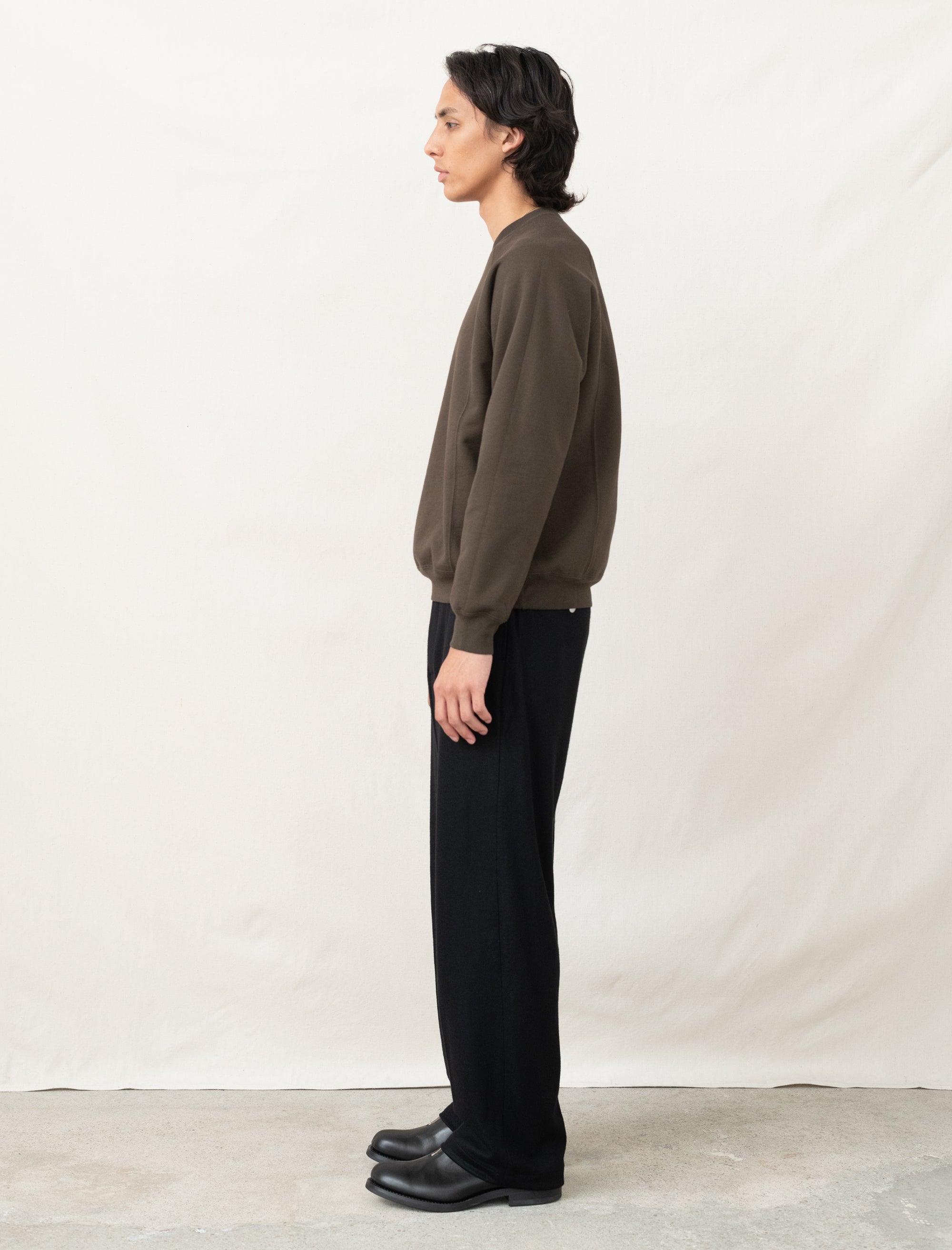 Wool Jersey Pant (Black)