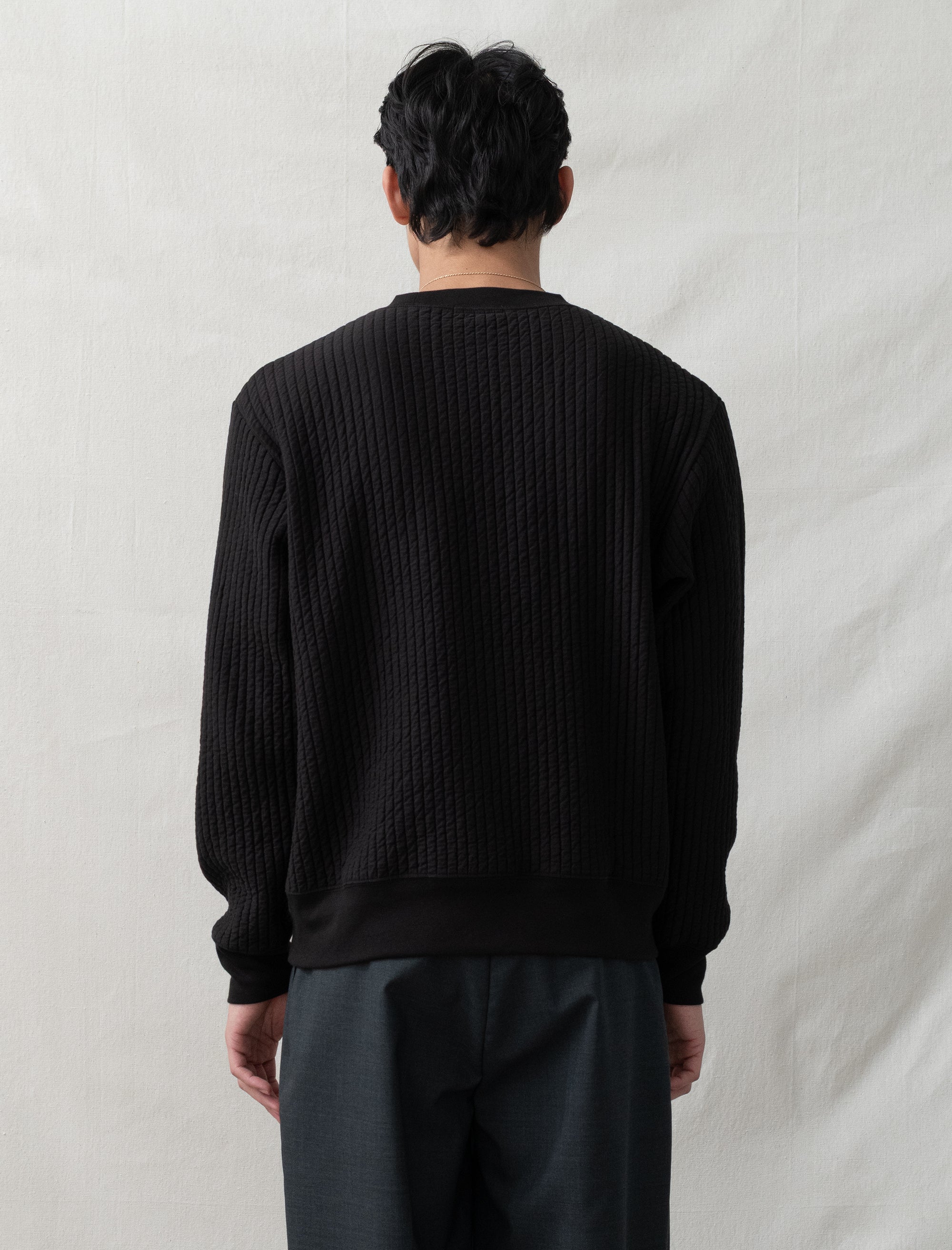 Padded Crewneck (Shadow)