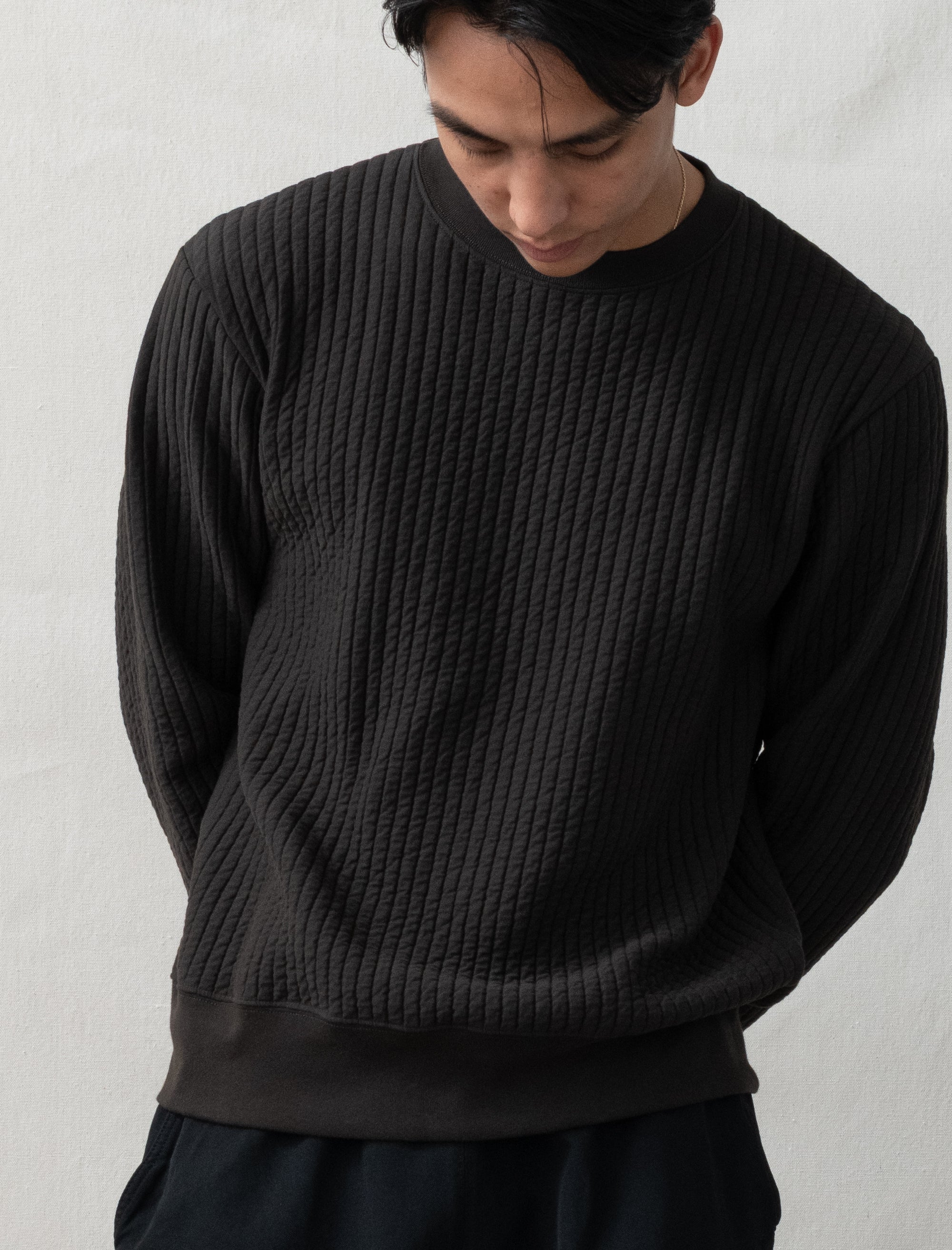 Padded Crewneck (Timber)