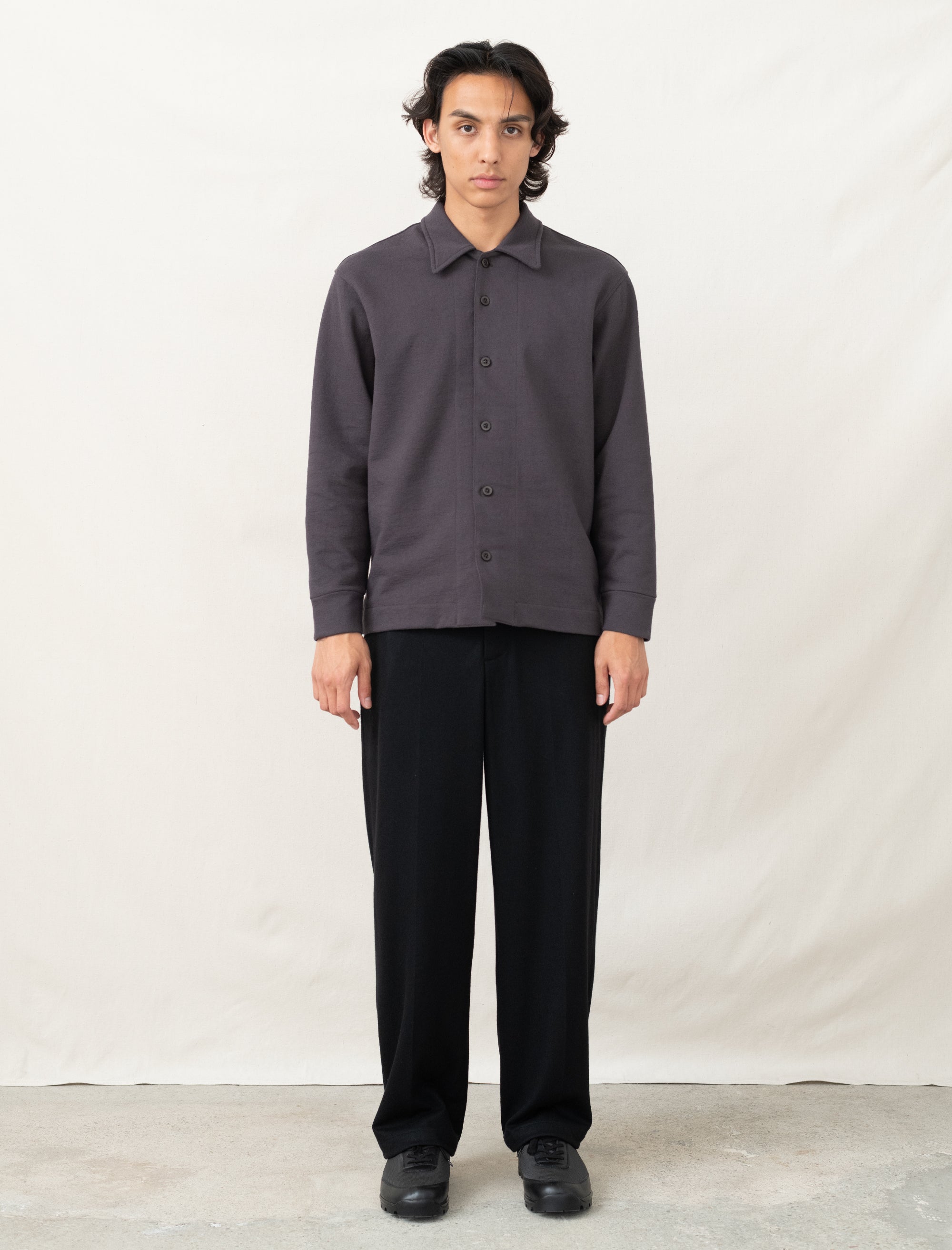 Francisco Button Down (Tire Black)