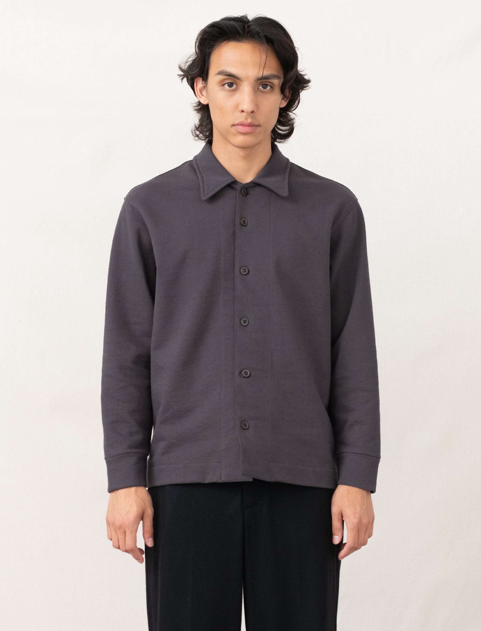 Francisco Button Down (Tire Black)