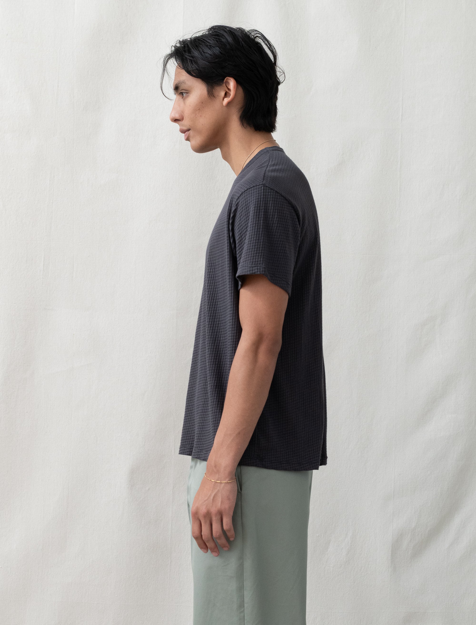 Sheer Gauze T-Shirt (Flint)