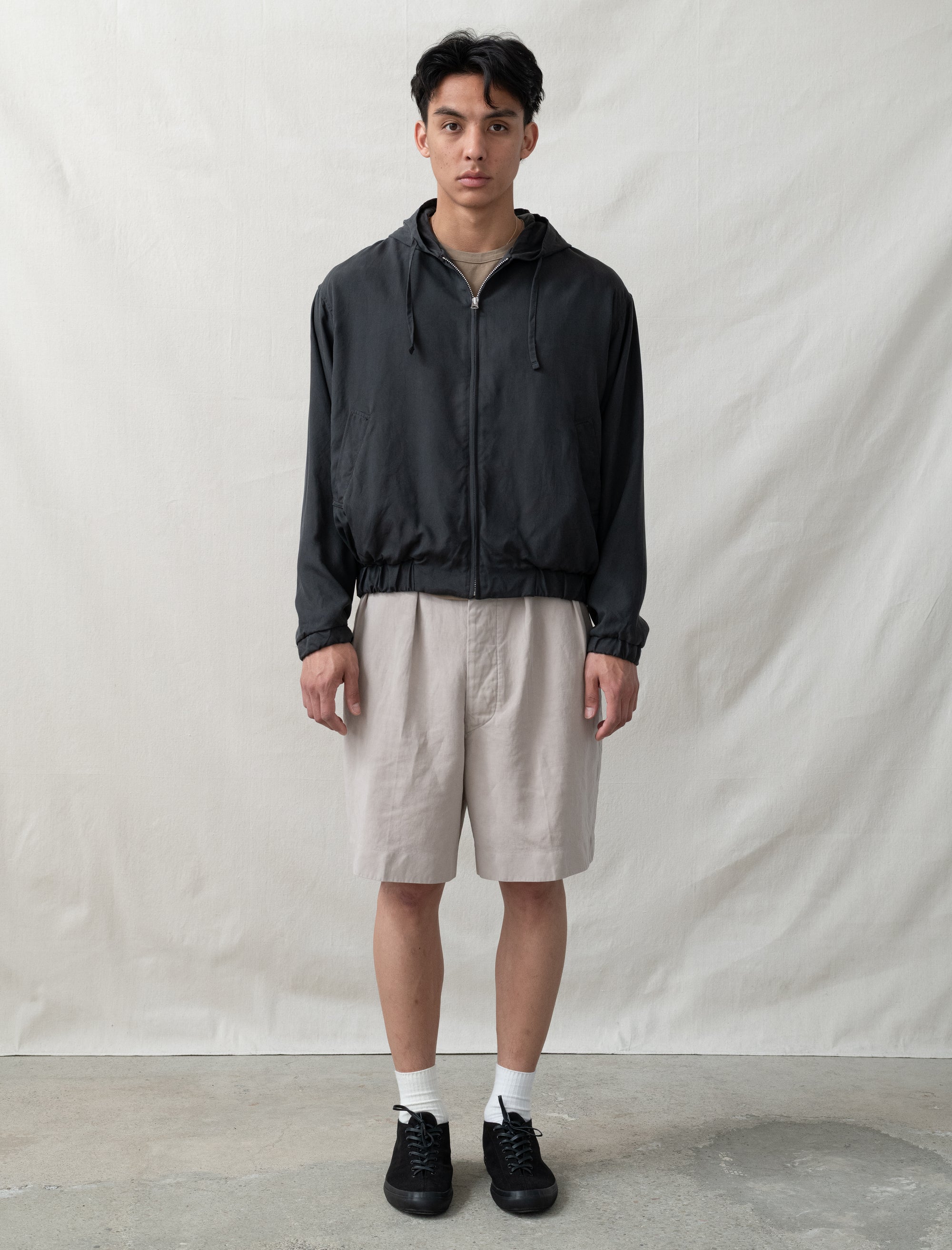 Kaptain Sunshine Cotton Linen Short (Taupe)