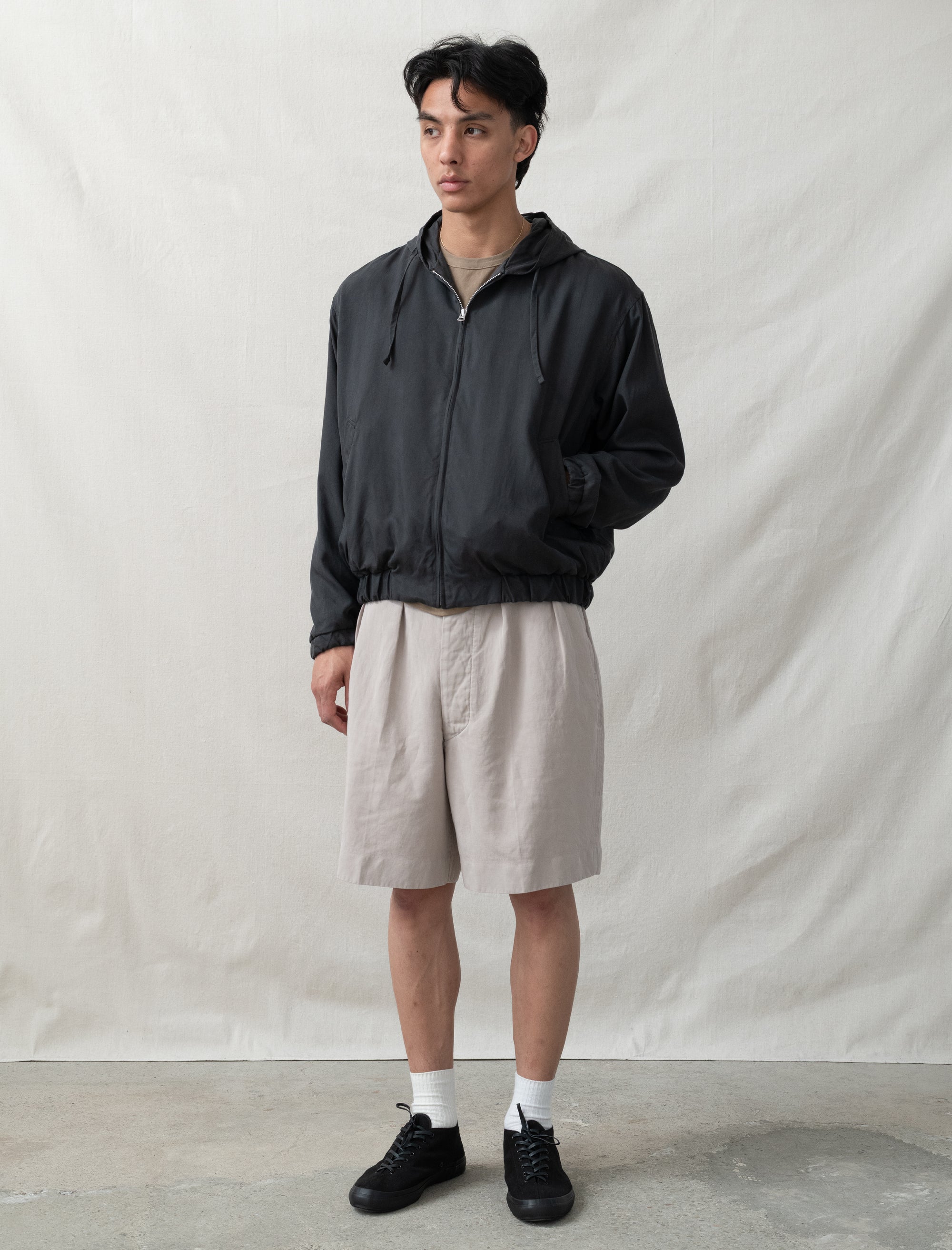 Kaptain Sunshine Cotton Linen Short (Taupe)