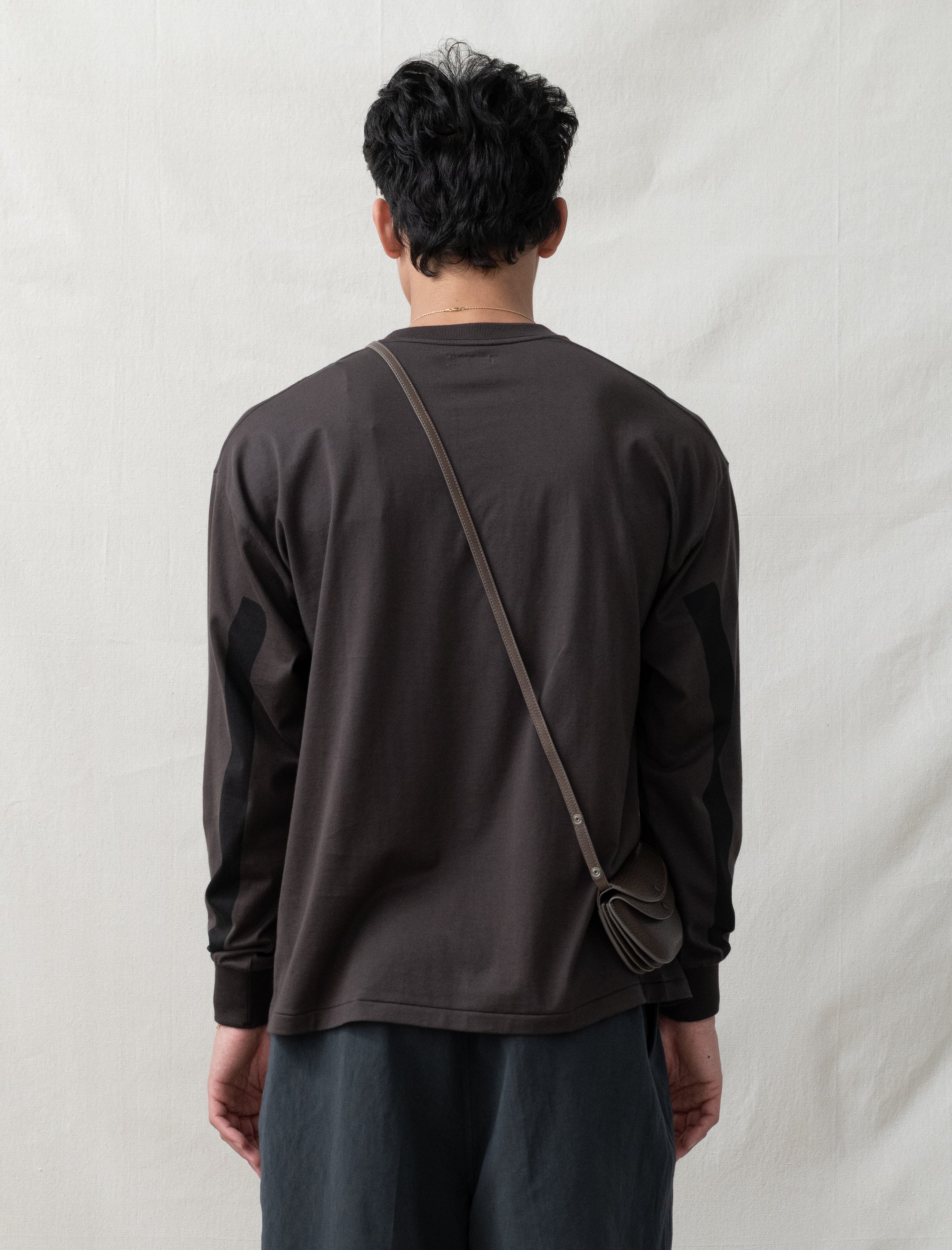 Kaptain Sunshine L/S Stripe T-Shirt (Grey)