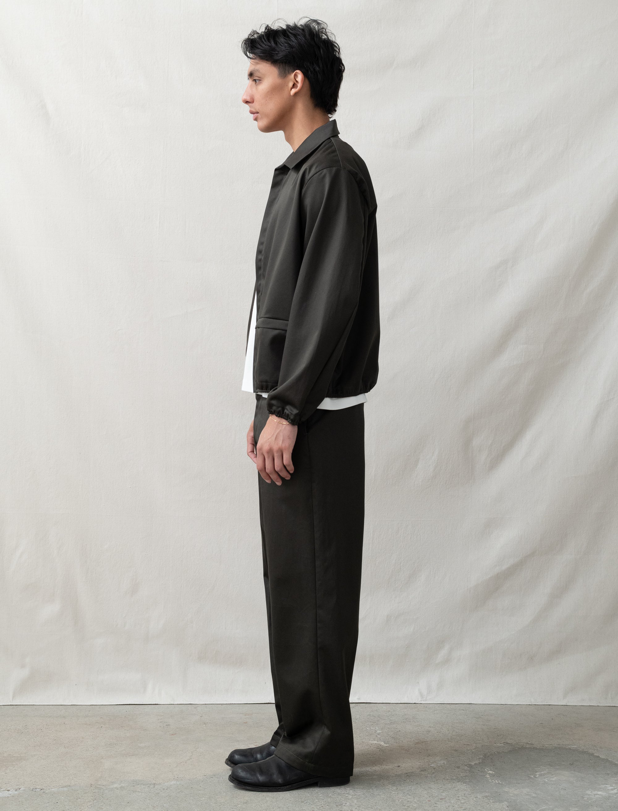 Twill Trouser (Black Olive)