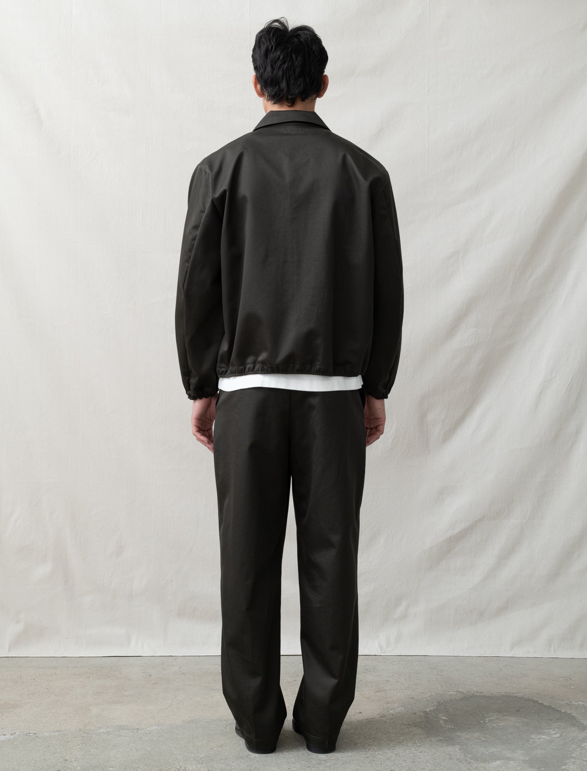 Twill Trouser (Black Olive)