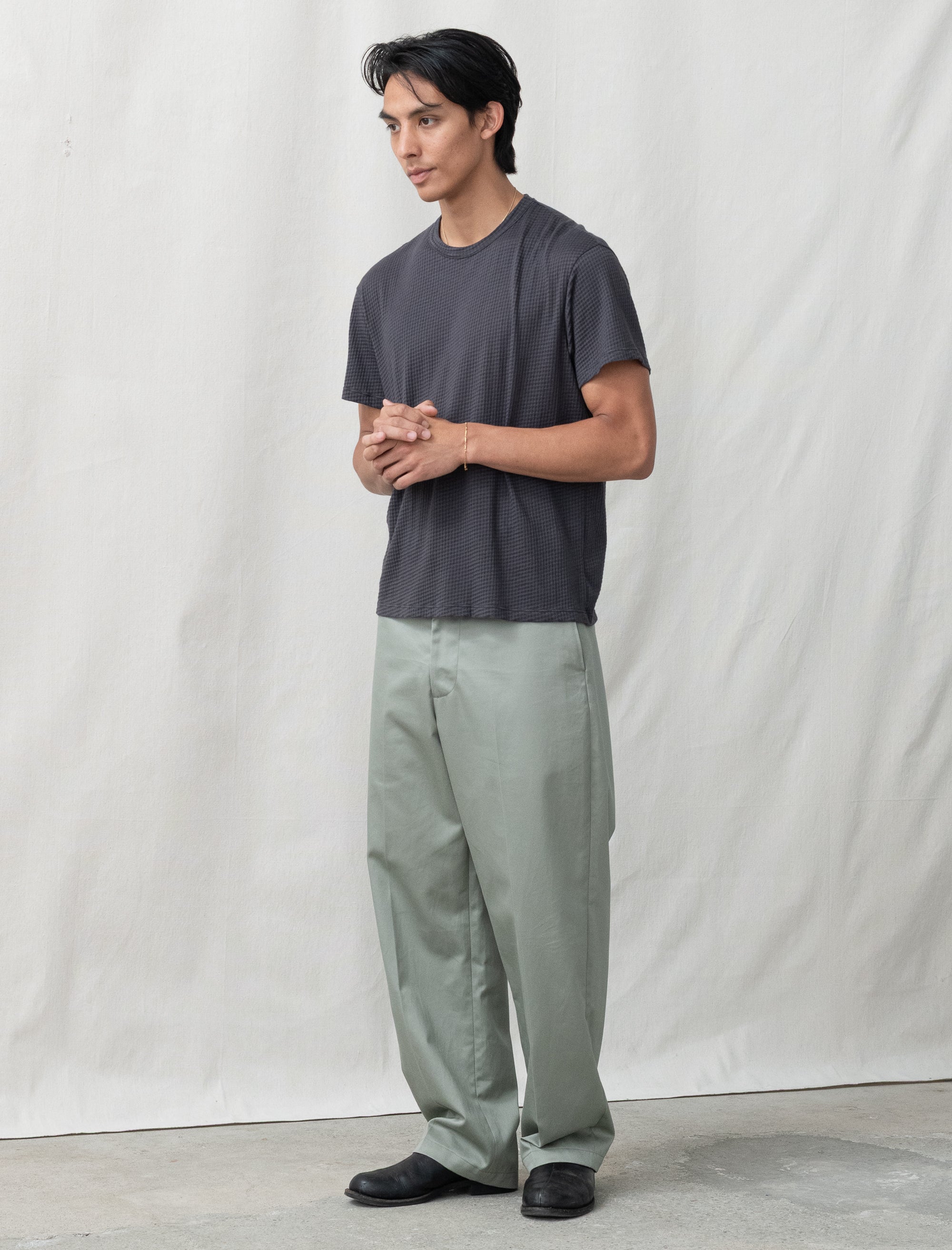 Sheer Gauze T-Shirt (Flint)