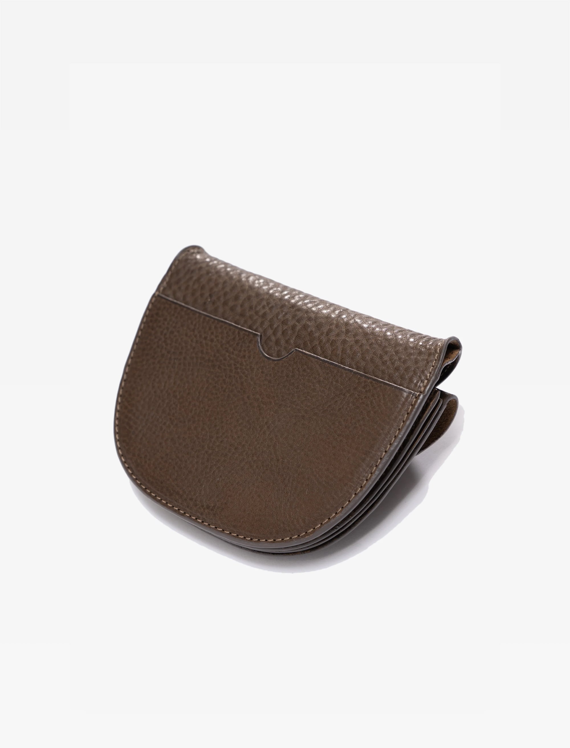 Kaptain Sunshine Leather Pouch (Brown Pebble)