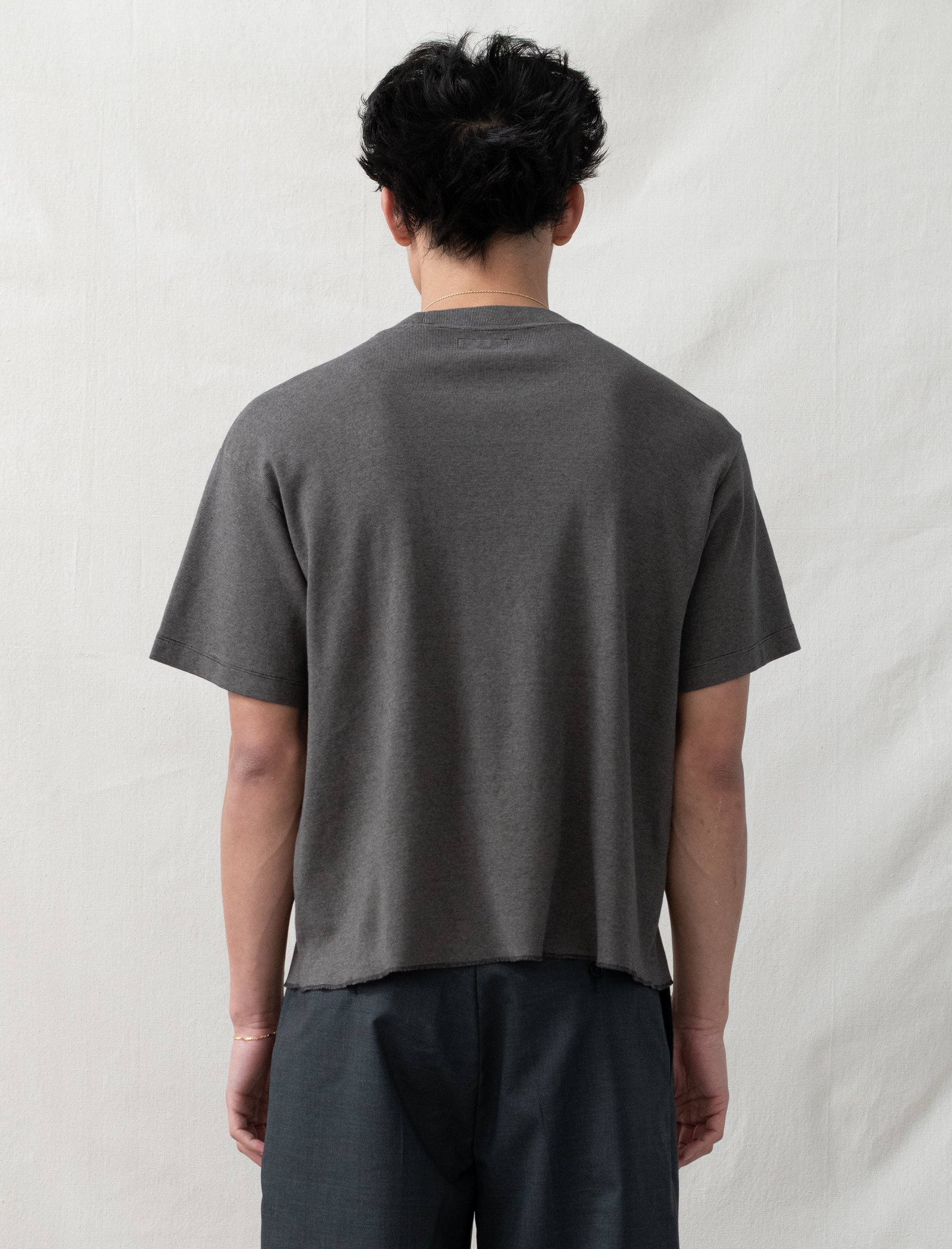 lady white Sierra Stripe T-Shirt (White/Black)