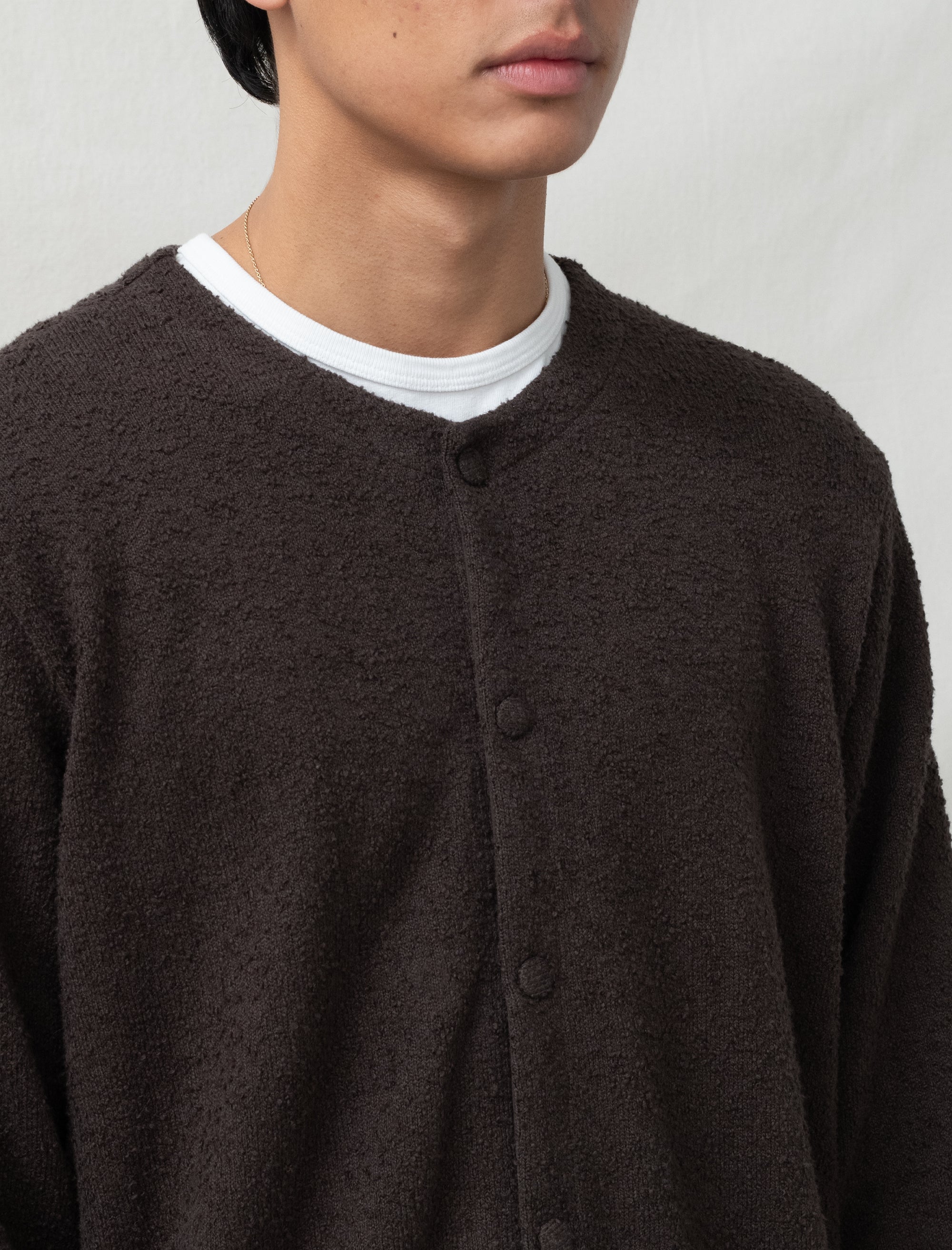 Lady White Teddy Cardigan