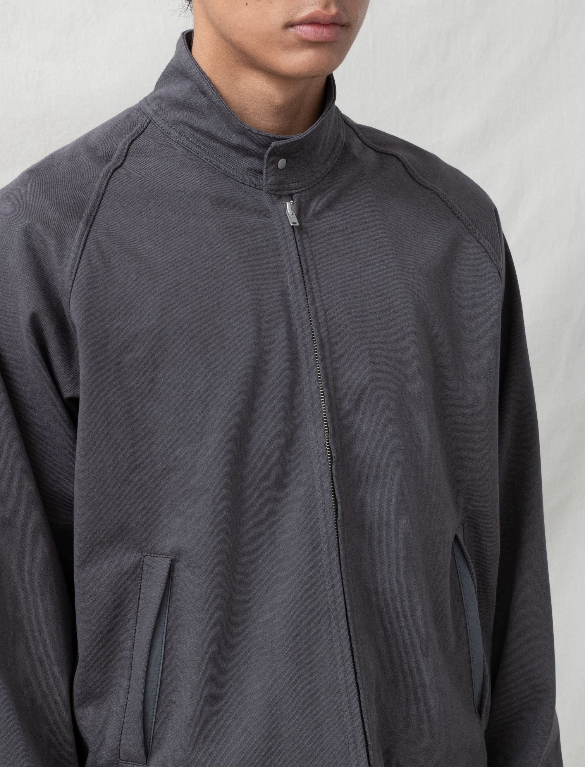 lady white Toolen Jacket (Pewter)