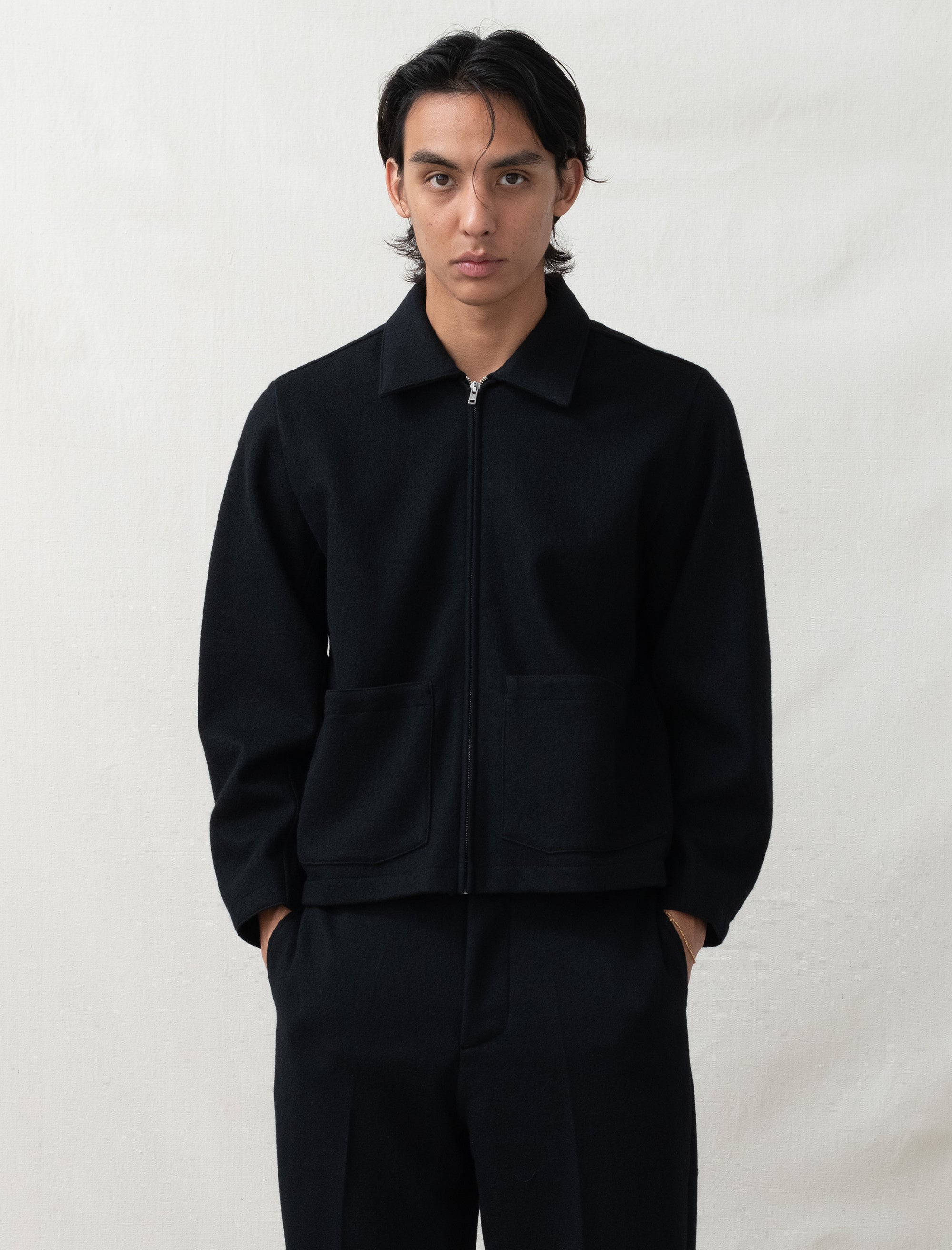 Lady White Co. Loma Blouson (Black) – Bows and Arrows