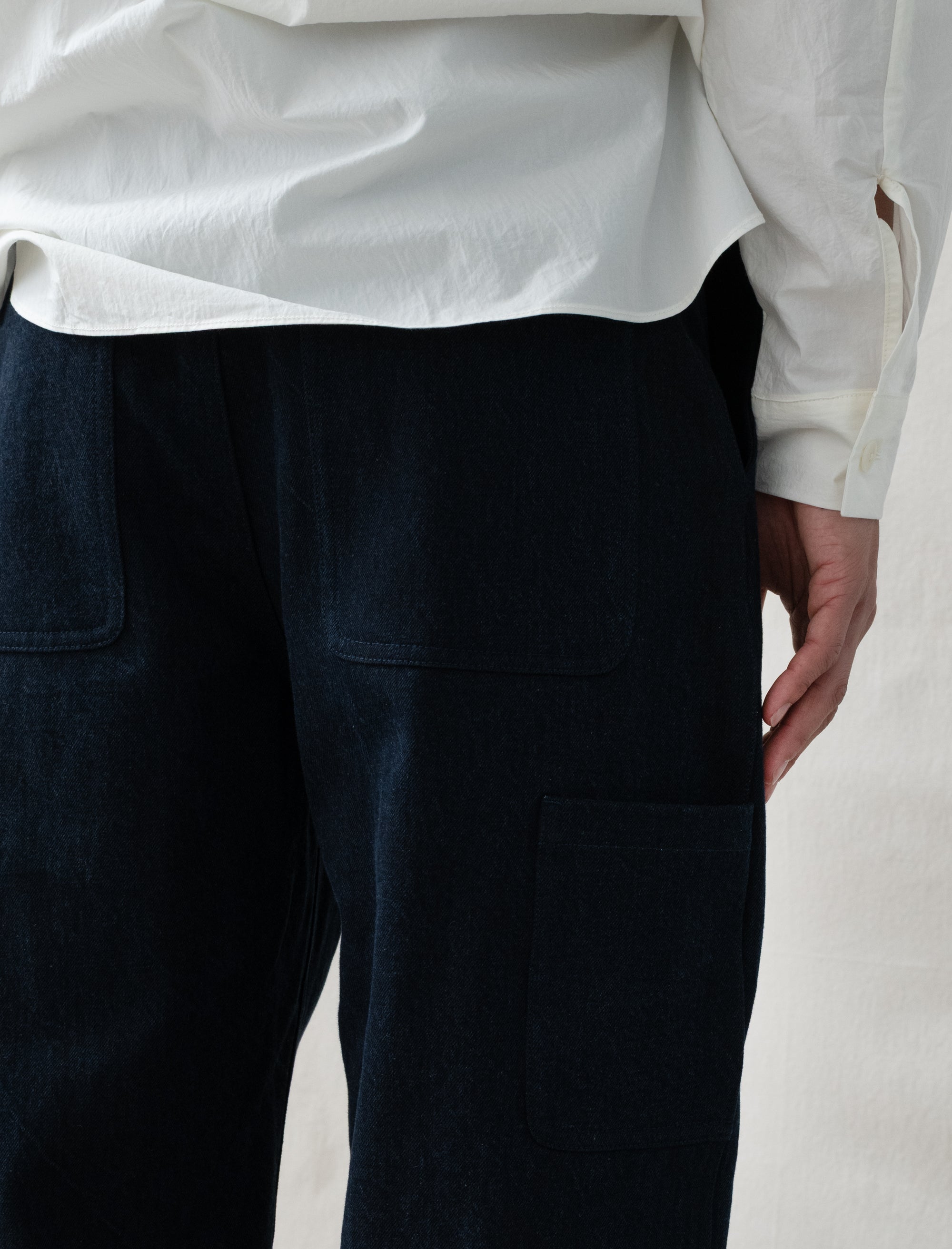 R20J6 Jebok Pants (Blue Sumi Organic Denim)