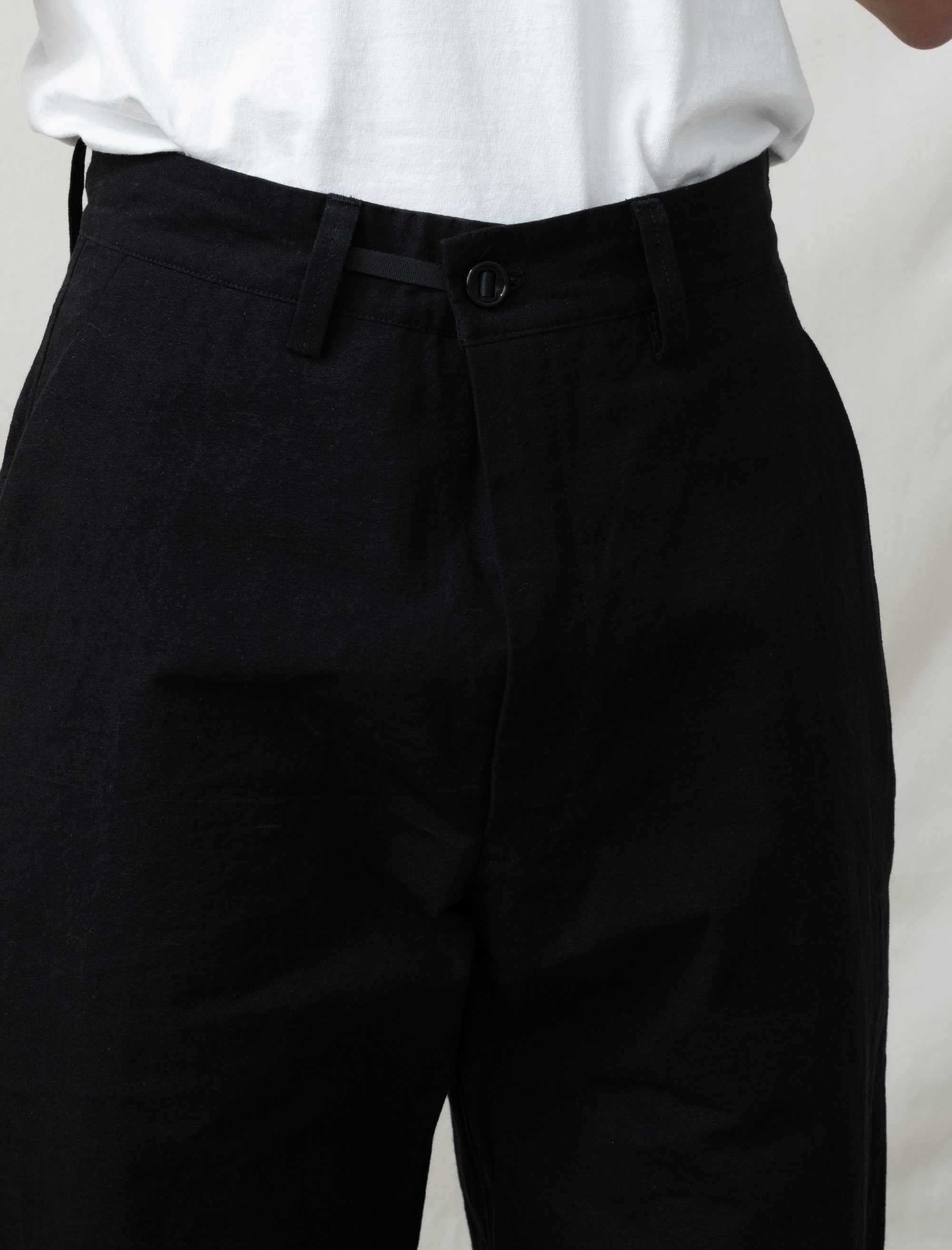 R0P4 Wide Pants (Black Wax)
