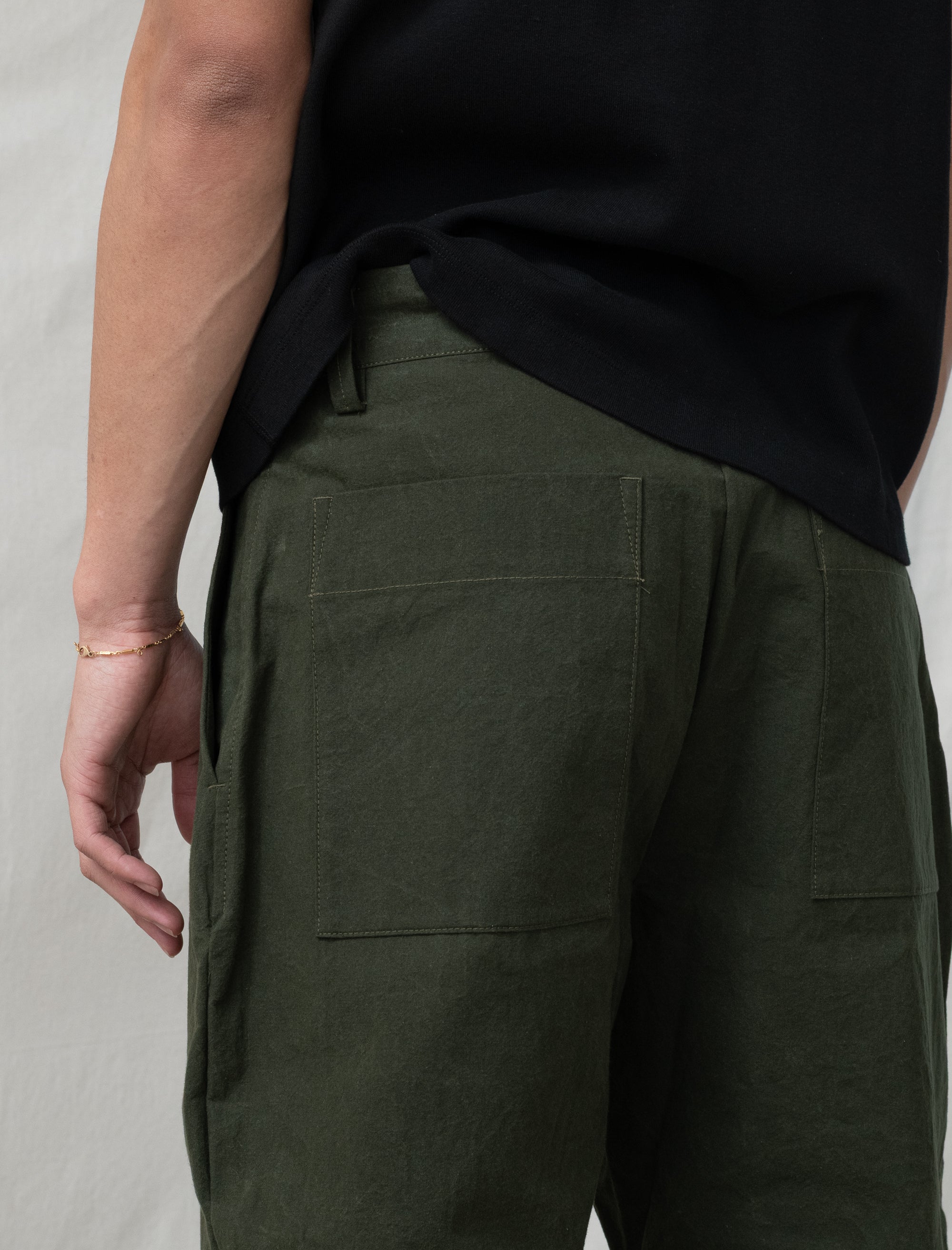 R20P4 Wide Pants (Woodland Wax)