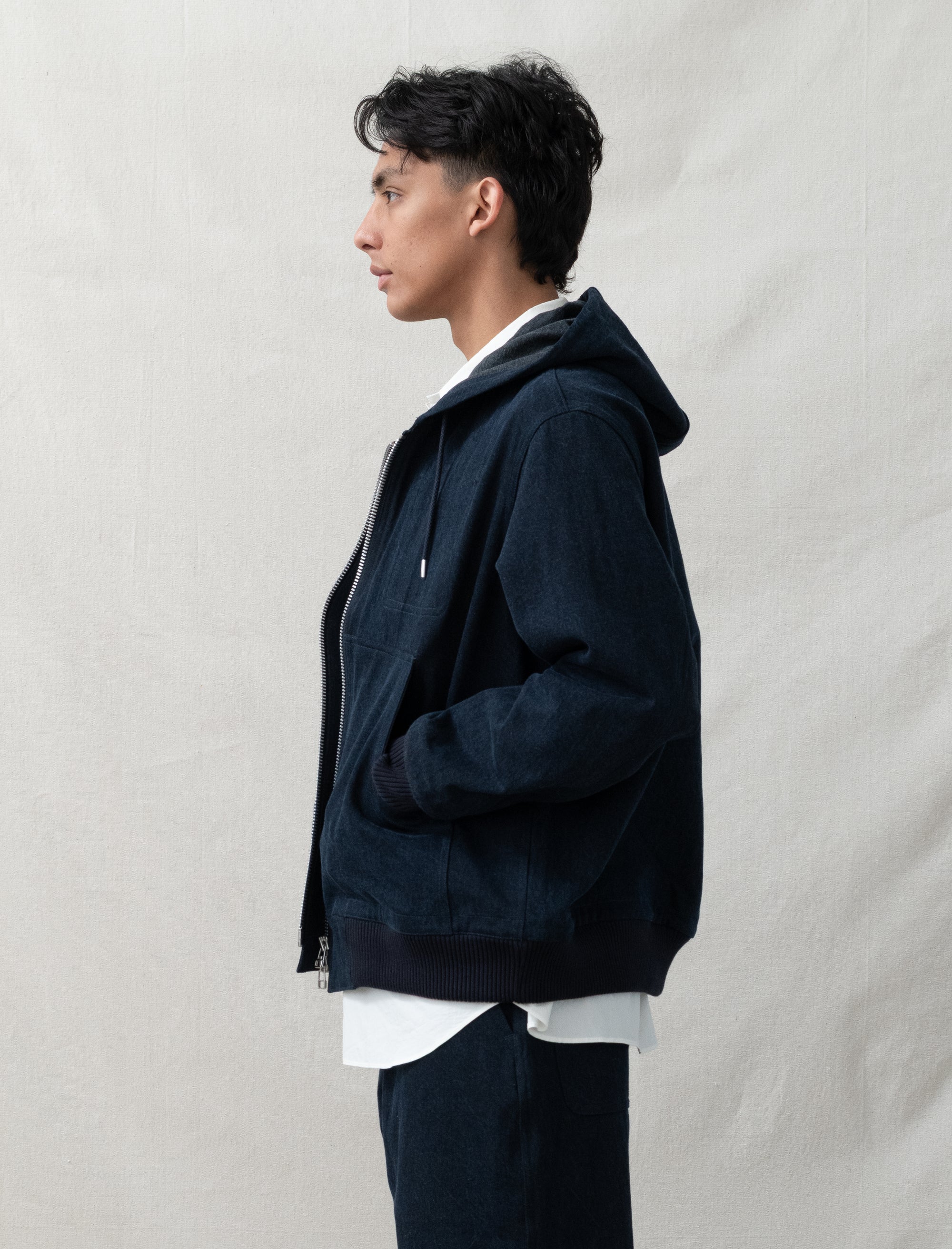 R20J3 Jebok Parka (Blue Sumi Organic Denim)