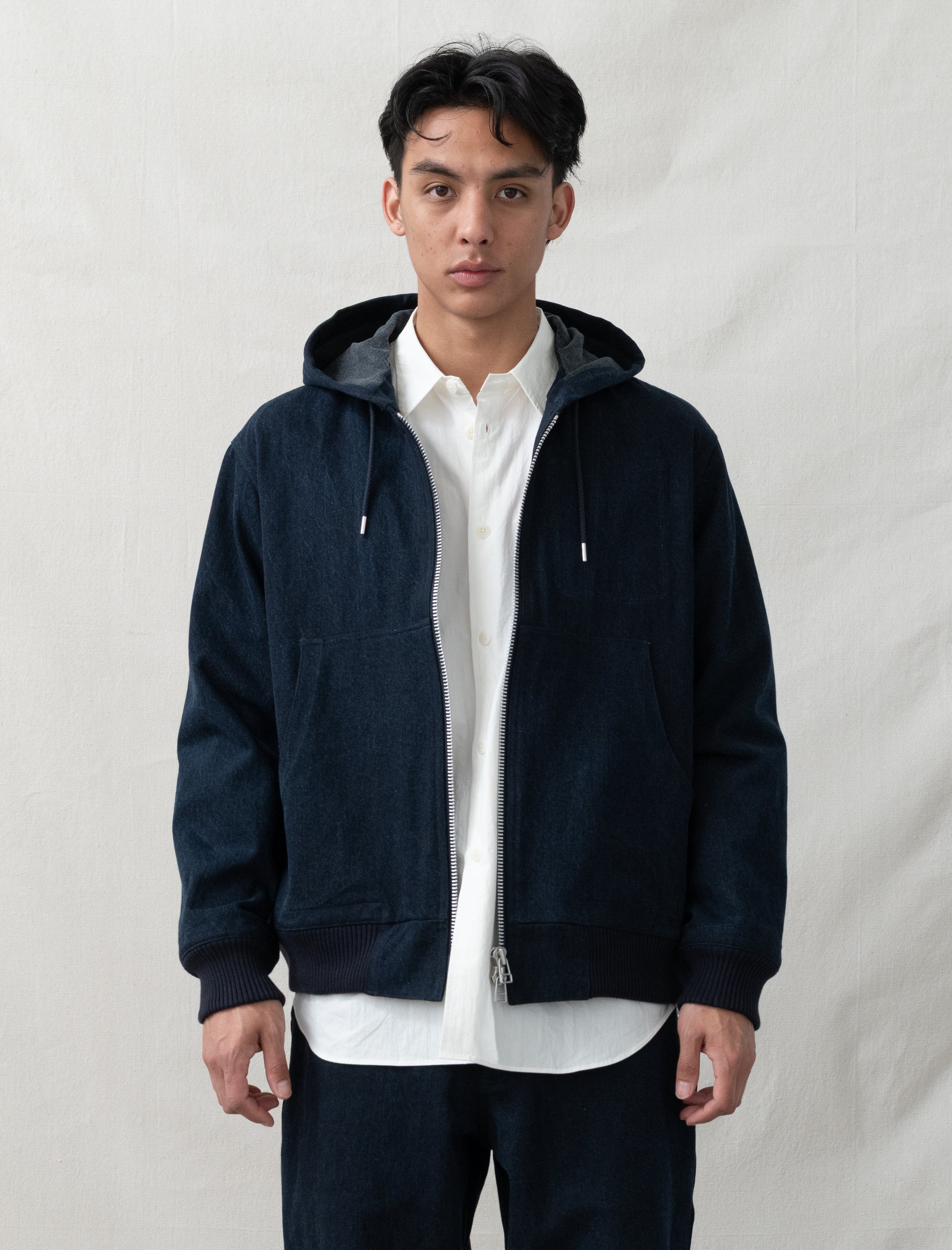 R20J3 Jebok Parka (Blue Sumi Organic Denim)