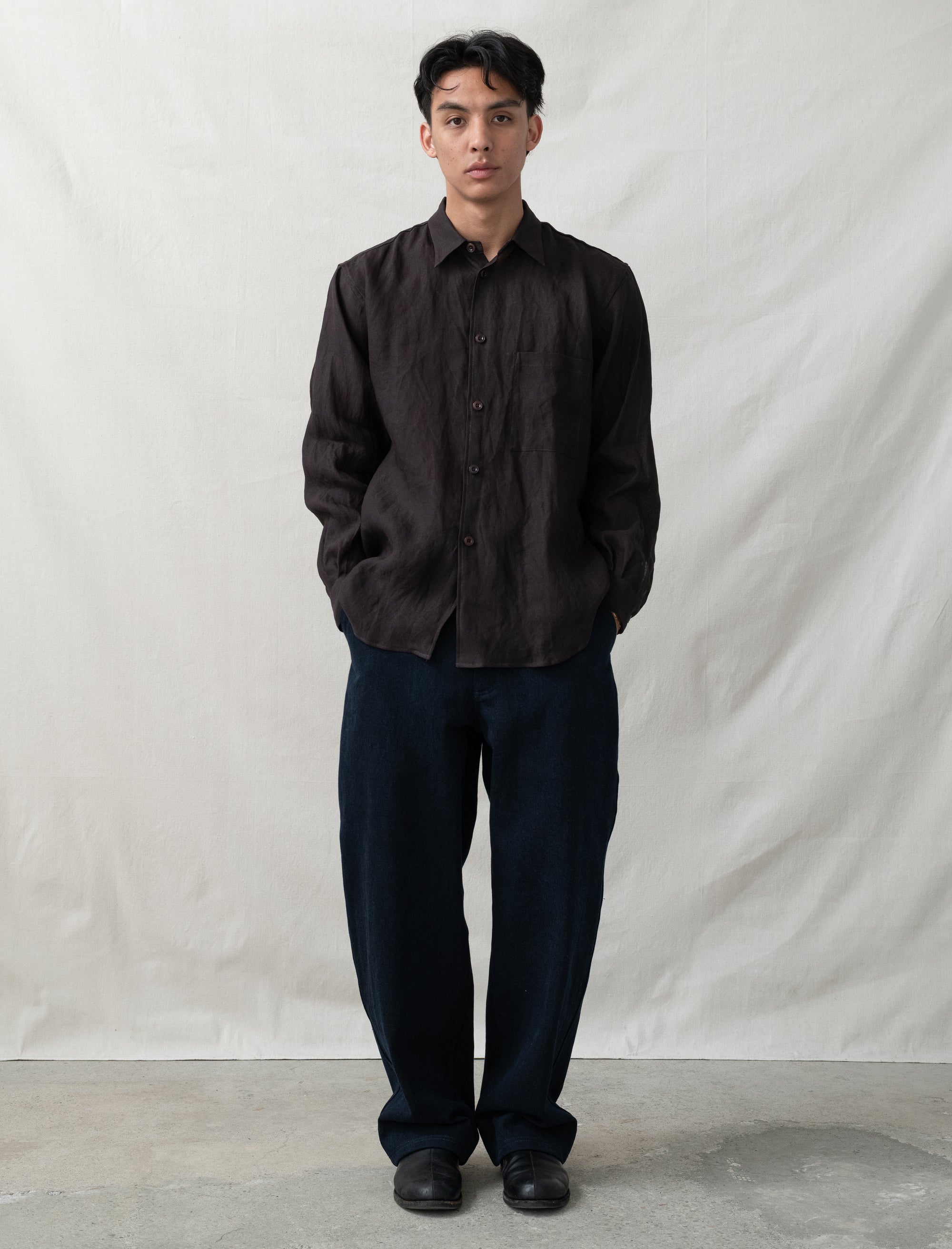 R20S8P Weather Shirt (Humic Paper Gabardine)