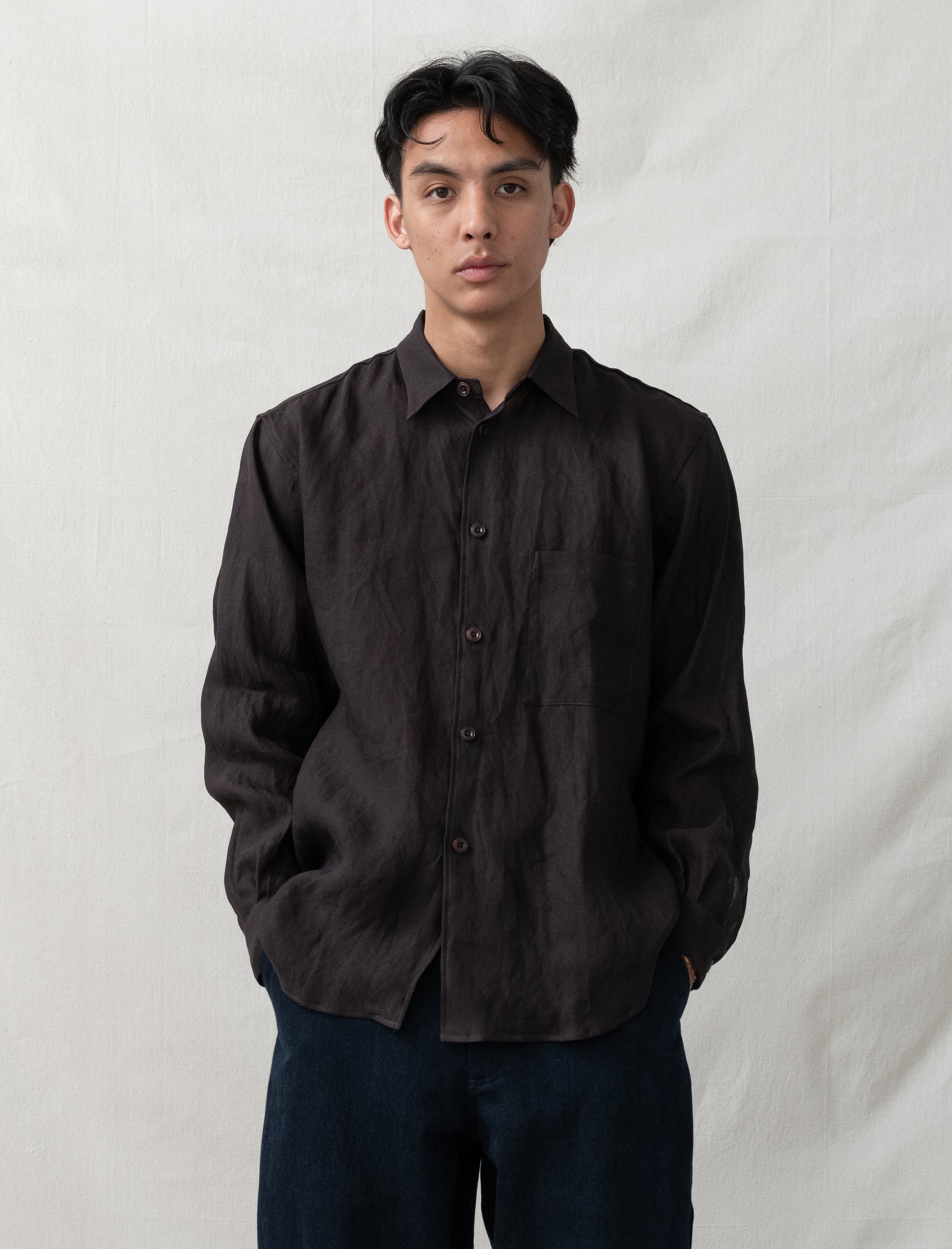 R20S8P Weather Shirt (Humic Paper Gabardine)