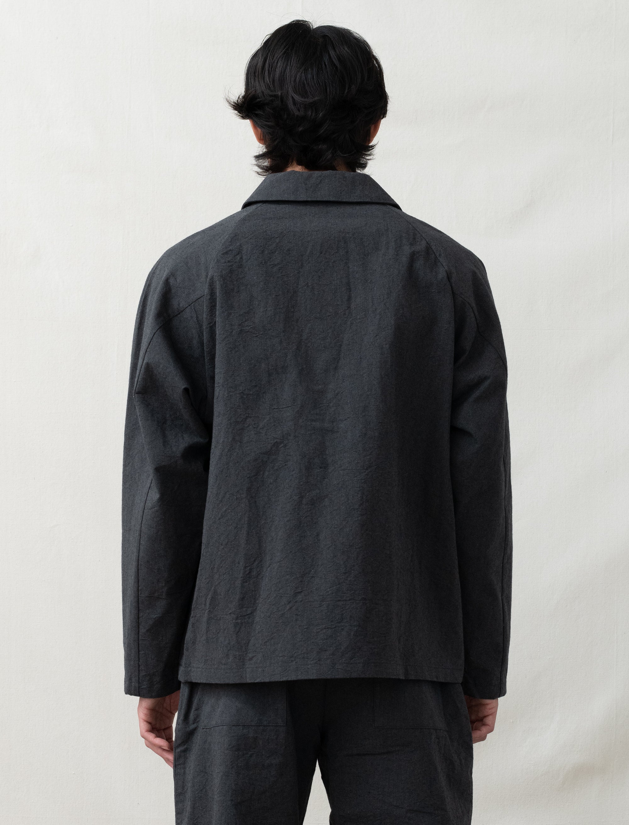  - R19S3 Boat Shirt (Granite Wool) - Bows and Arrows