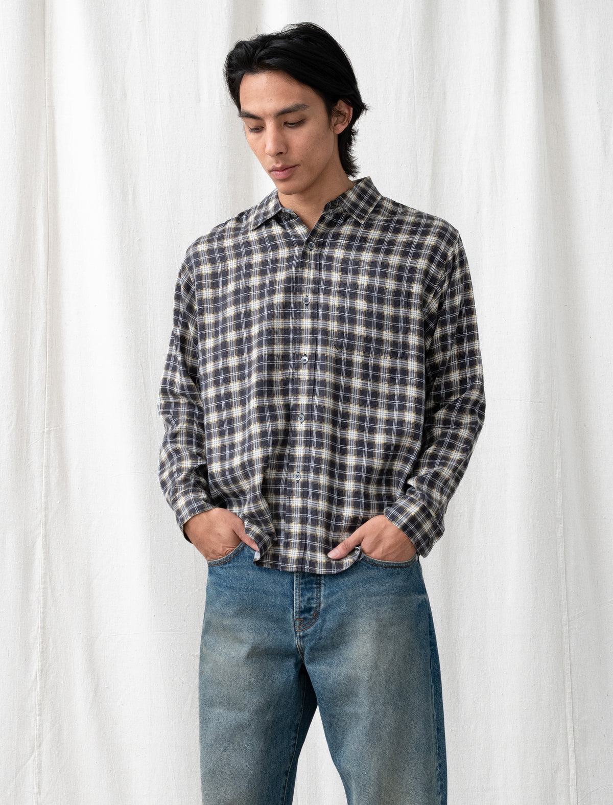 Matthew Plaid shirt (Black)