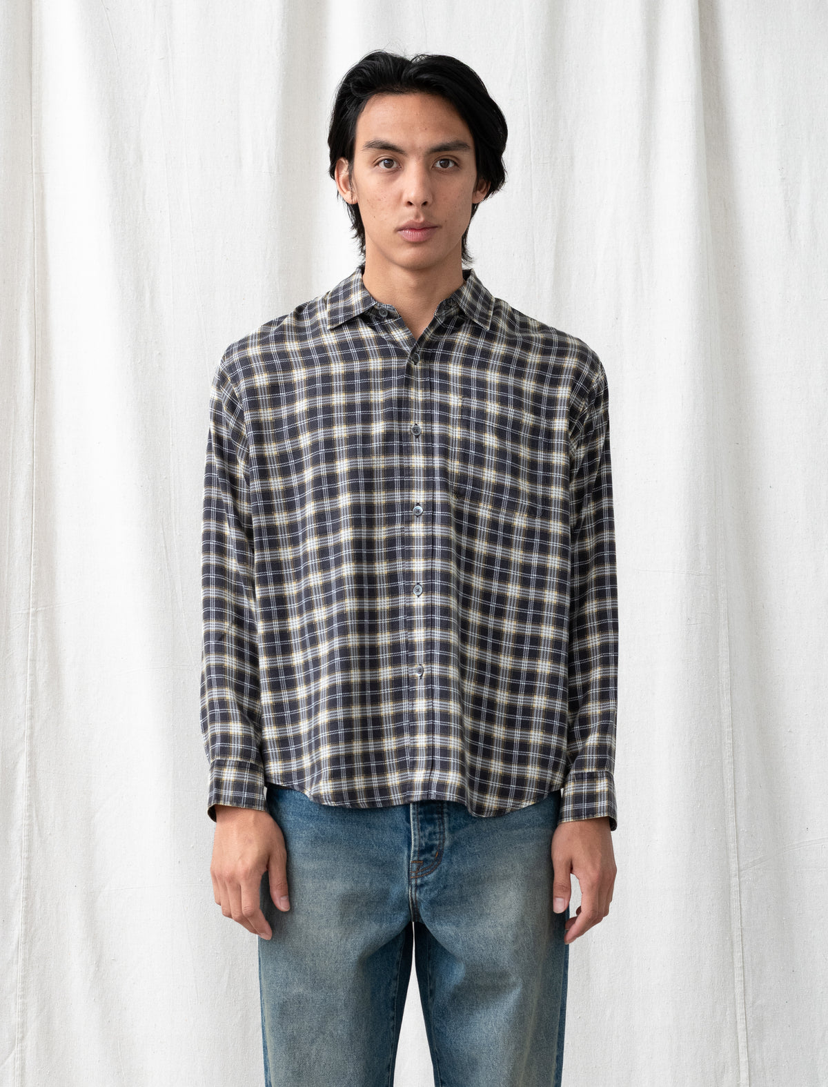 Matthew Plaid shirt (Black)