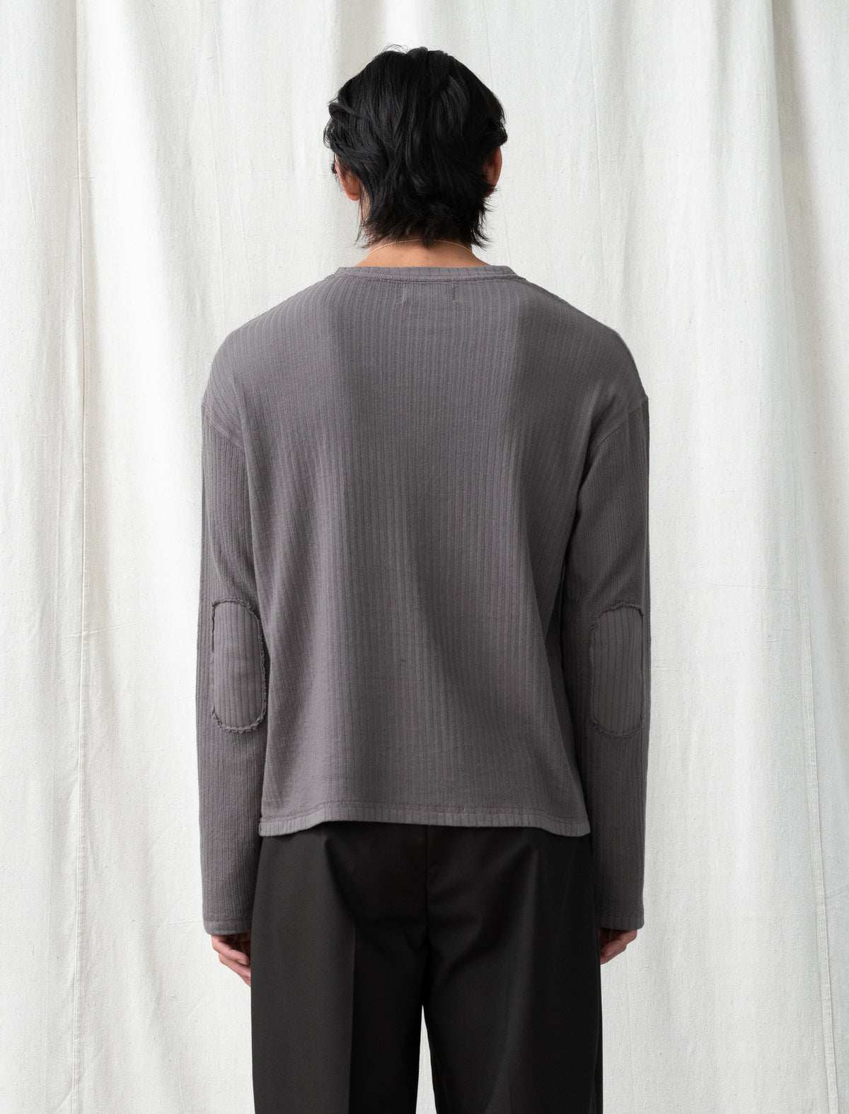 Reverse Rib Sweater (Murkey Grey)