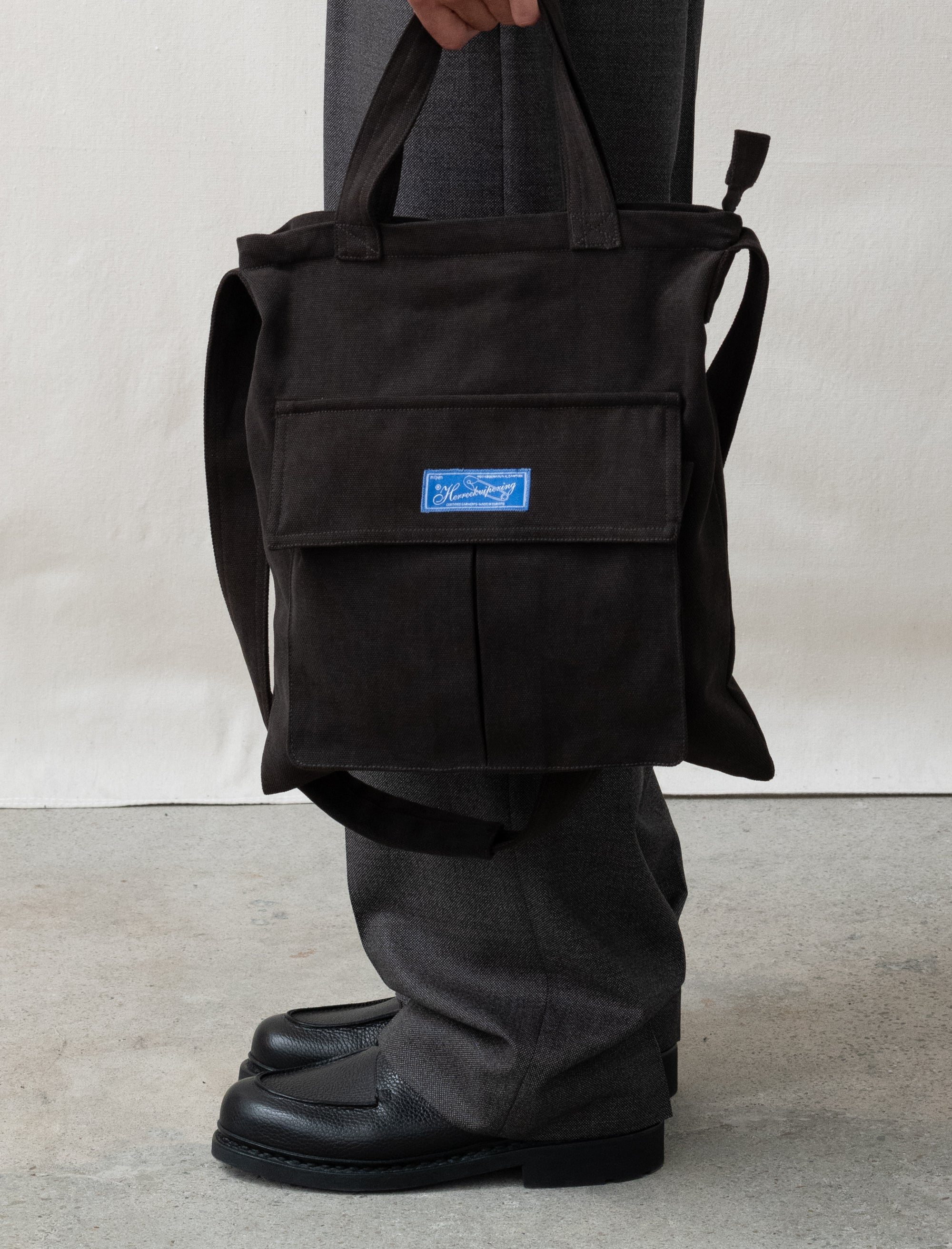  - Routine Shoulder Bag (Worn Brown Duck Canvas) - Bows and Arrows