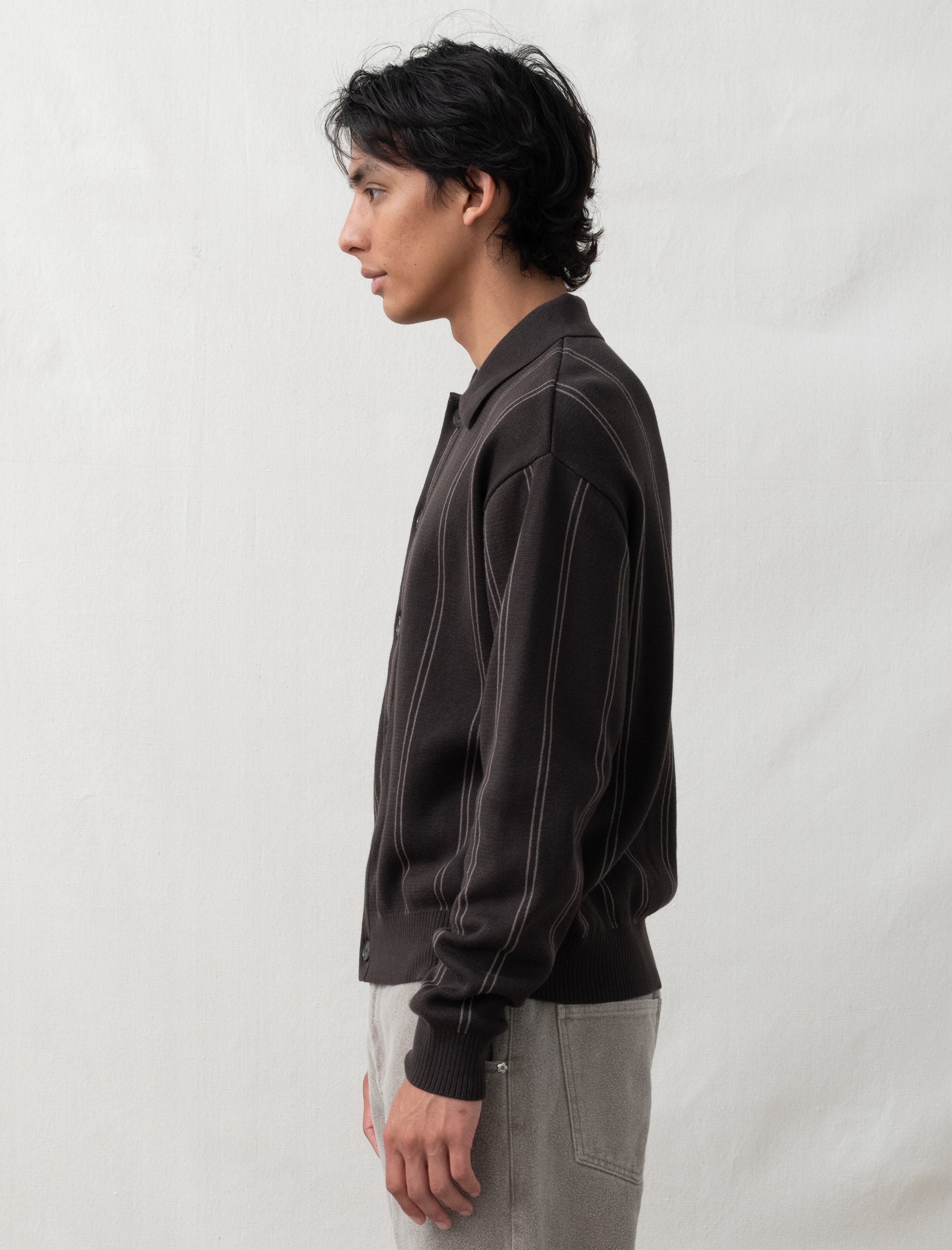  - Formal Cardigan (Biscuit Stripe) - Bows and Arrows