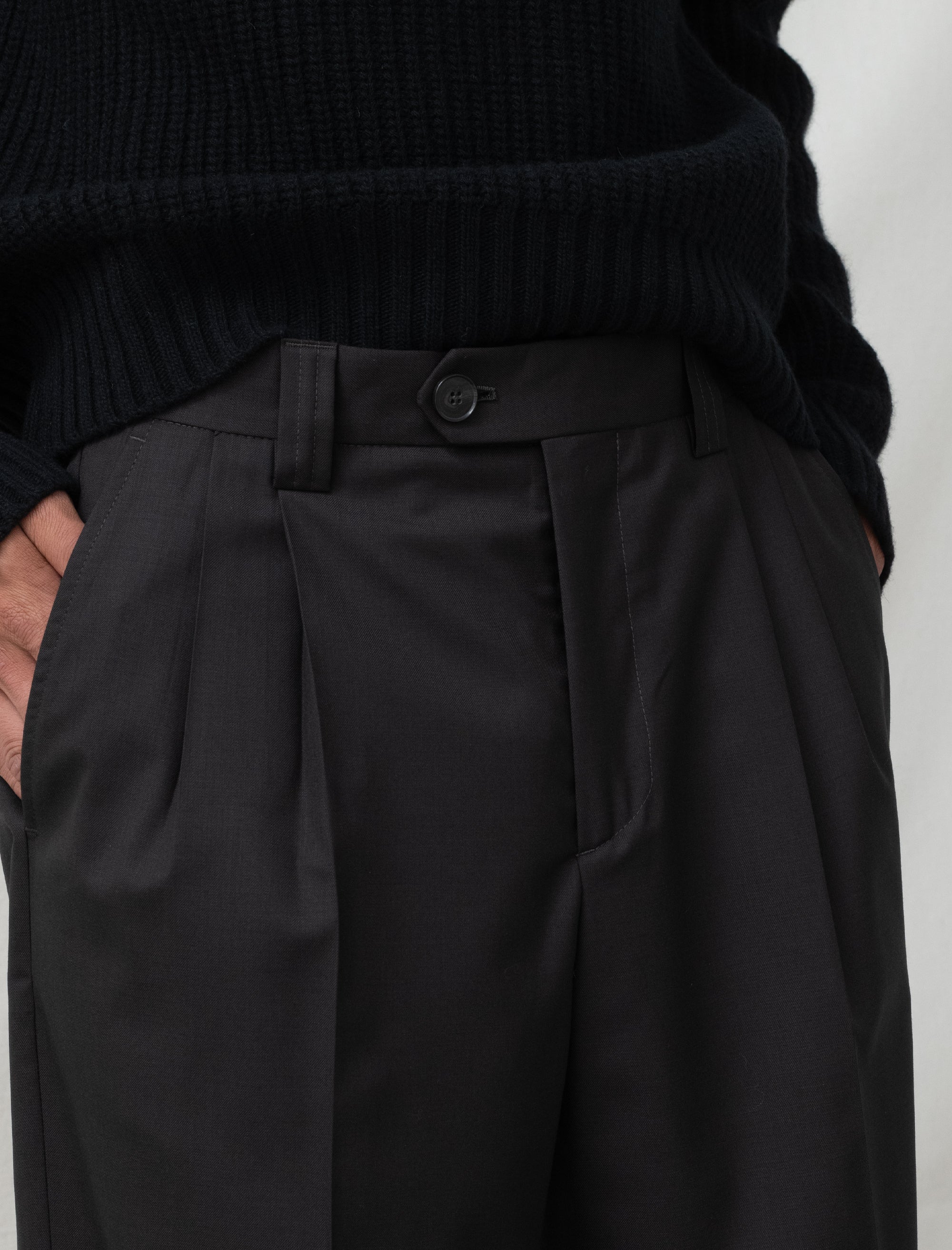 mfpen Classic Trousers (Coffee Twill Wool) – Bows and Arrows