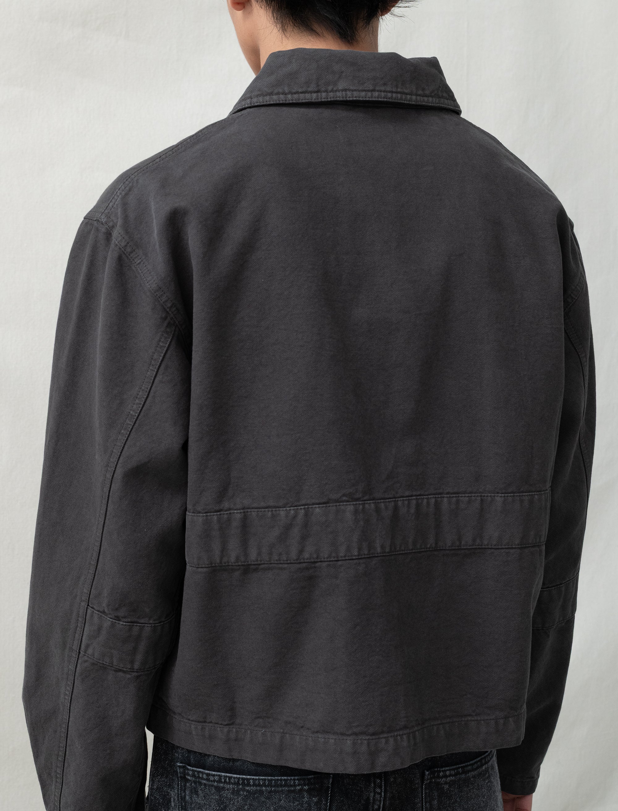 Courier Jacket (Washed Grey Canvas)