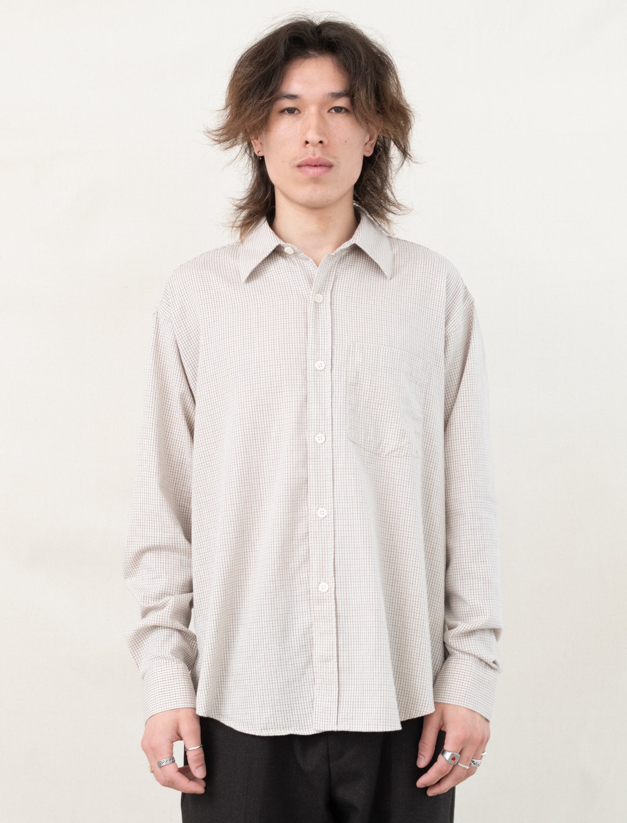 Executive Shirt (Beige Check)