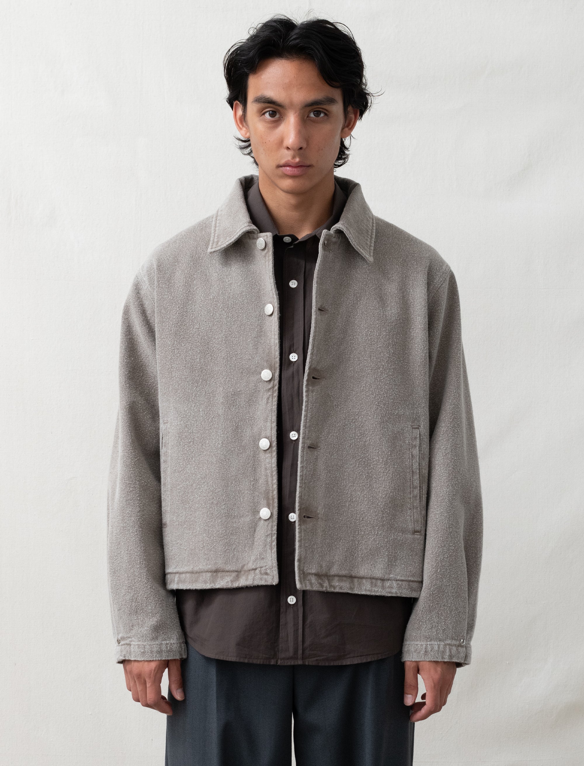  - Painters Jacket (Brushed Mudstone) - Bows and Arrows